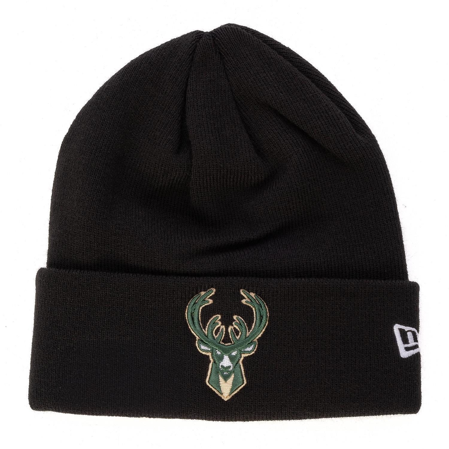 New Era Strickmütze Mütze New Era NBA Milwaukee Bucks breiter Umschlag
