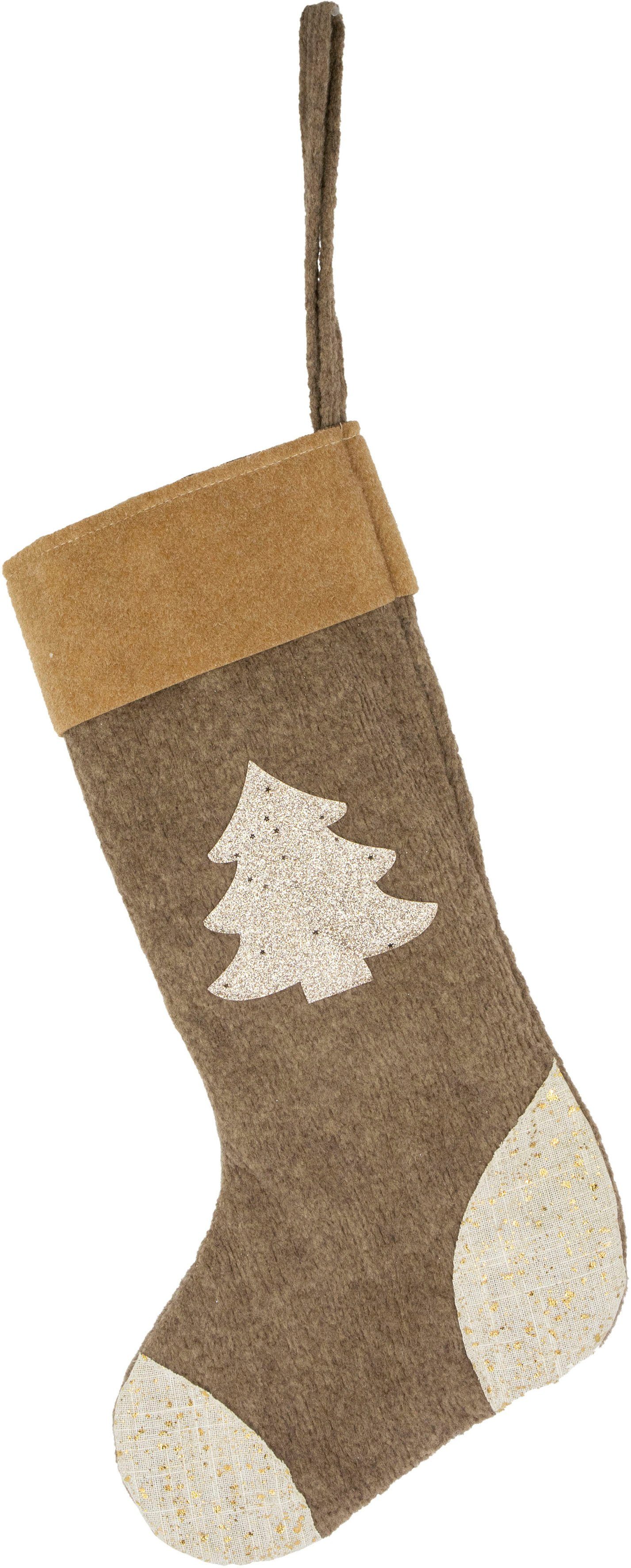 (1 Dekohänger 24x25 Socke cm affaire St), Home Nikolausstiefel zum Weihnachtsdeko, Rüschegg, Befüllen