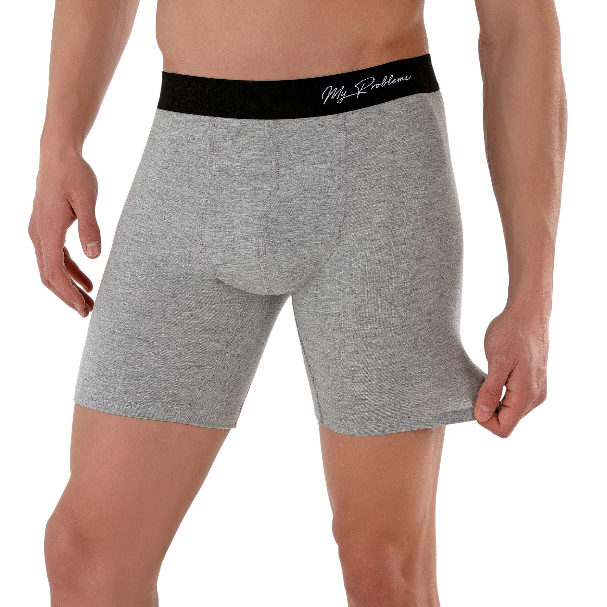 Myproblems Boxershorts Lange Boxershorts im 3er Pack – Lange Unterhosen aus Baumwolle Lange Boxershorts – Bild 5 von 5
