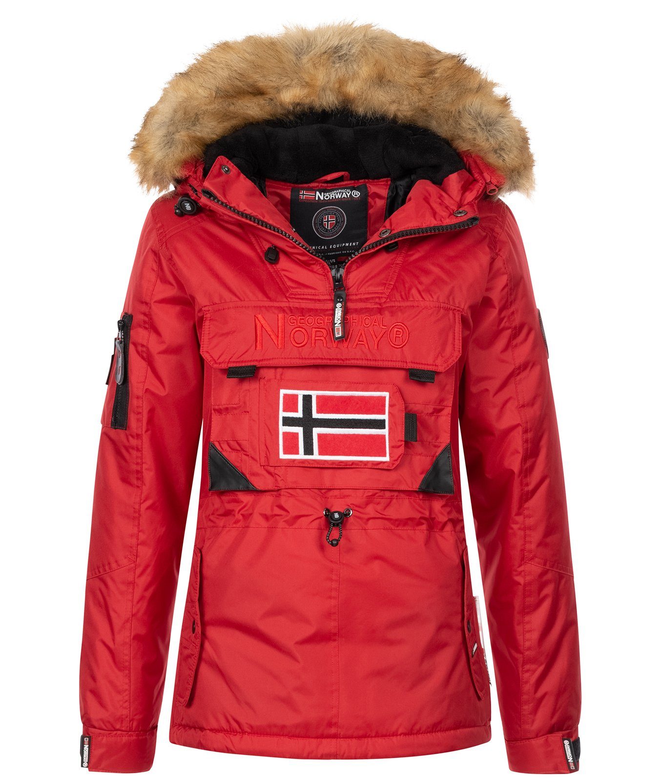 Windbreaker Damen Windbreaker Schlupfjacke D-476