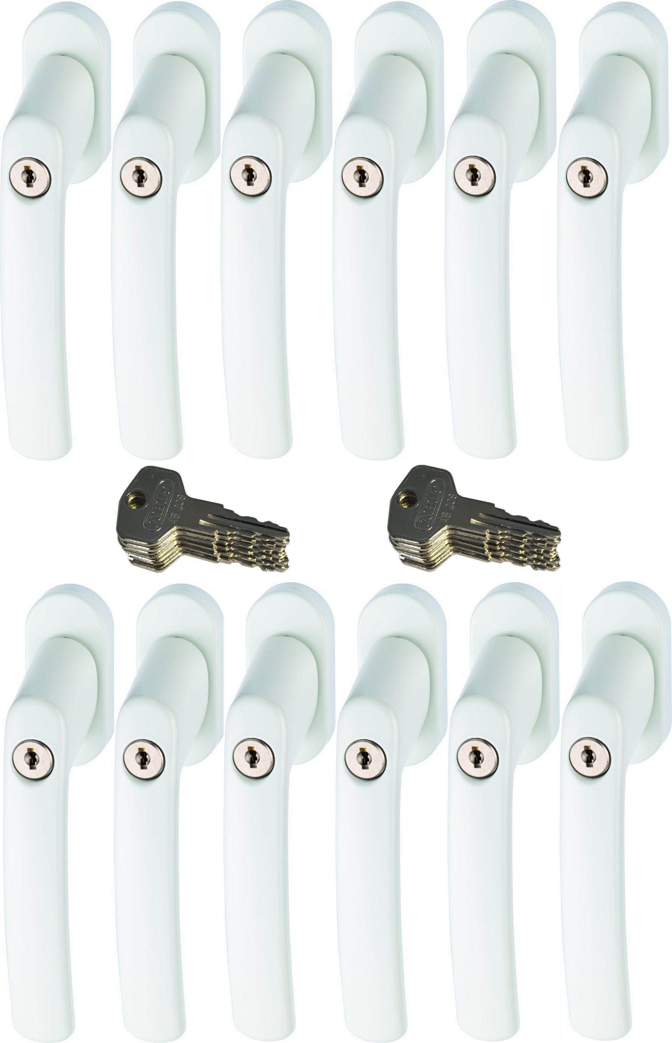 ABUS Fenstergriff ABUS FG200 Weiß, Braun, günstig online kaufen