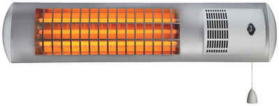 Ximax Infrarotheizung Infrarotstrahler mit Ventilator, 175 mm x 700 mm, 1800 Watt, Weiß