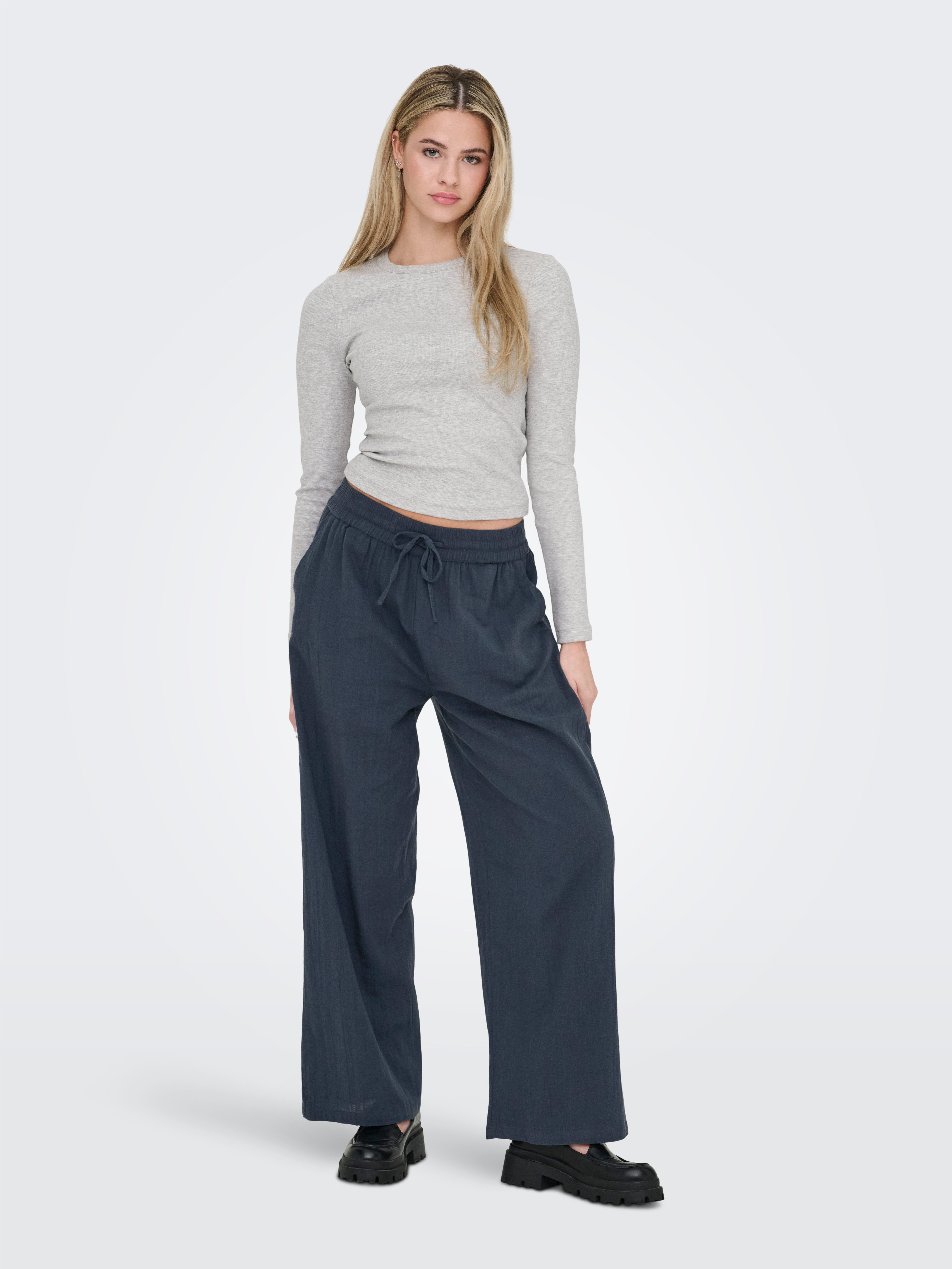ONLY Schlupfhose ONLTIZANA COTTON LOOSE PANTS WVN NOOS