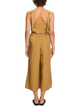 Esprit Collection Overall Jumpsuit mit weitem Bein, Leinenmix