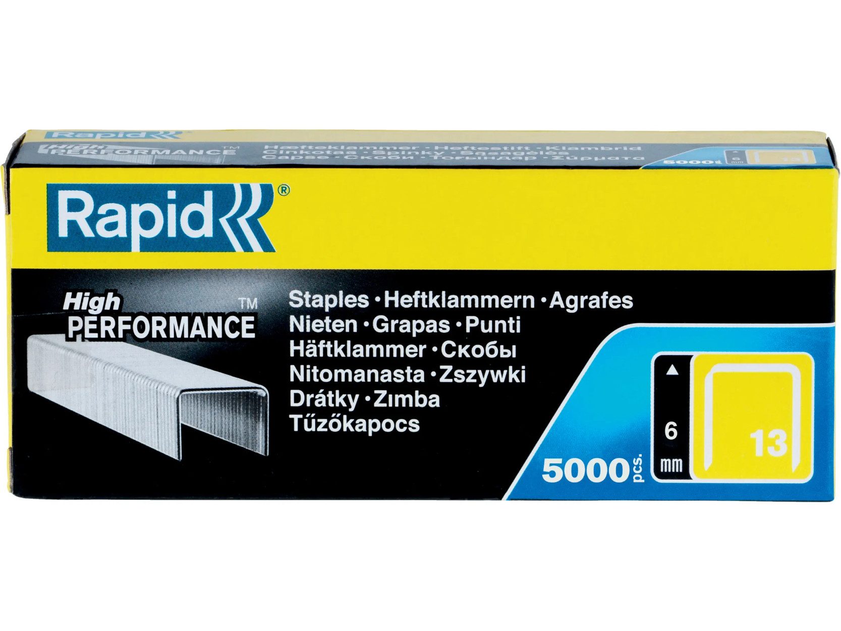 Rapid Elektro-Tacker Typ 13 Tackerklammern 6mm Feindraht 5000 Stück (11830700)