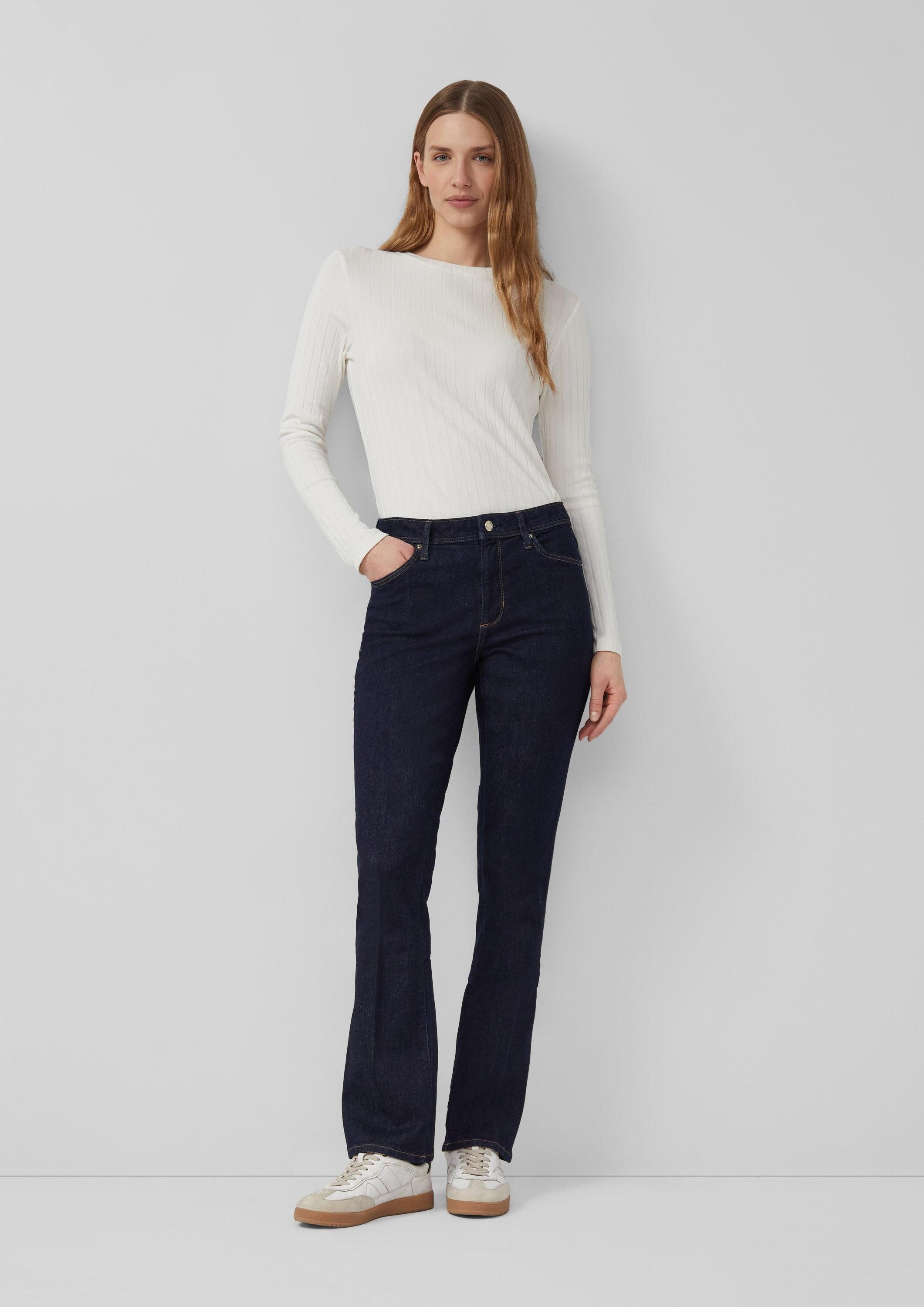 s.Oliver Bootcut-Jeans Jeans-Hose BEVERLY Jeans Beverly / Mid Rise / Bootcut Fit