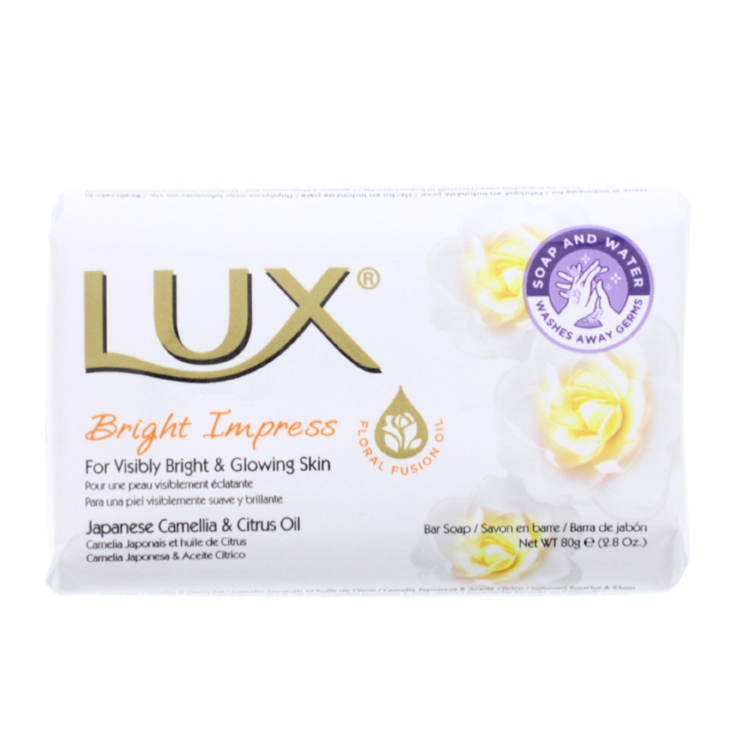Seifen-Set Lux Bright Impress Stück Seife zarter Duft japanische Kamelien & Zitru