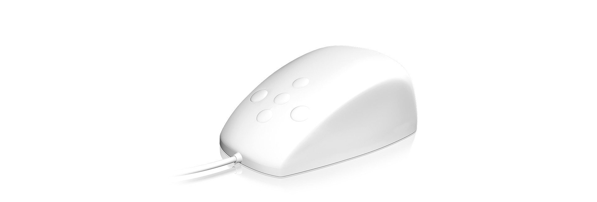 KEYSONIC KSM-3020M-W - Maus - 5 Tasten - kabelgebunden Maus