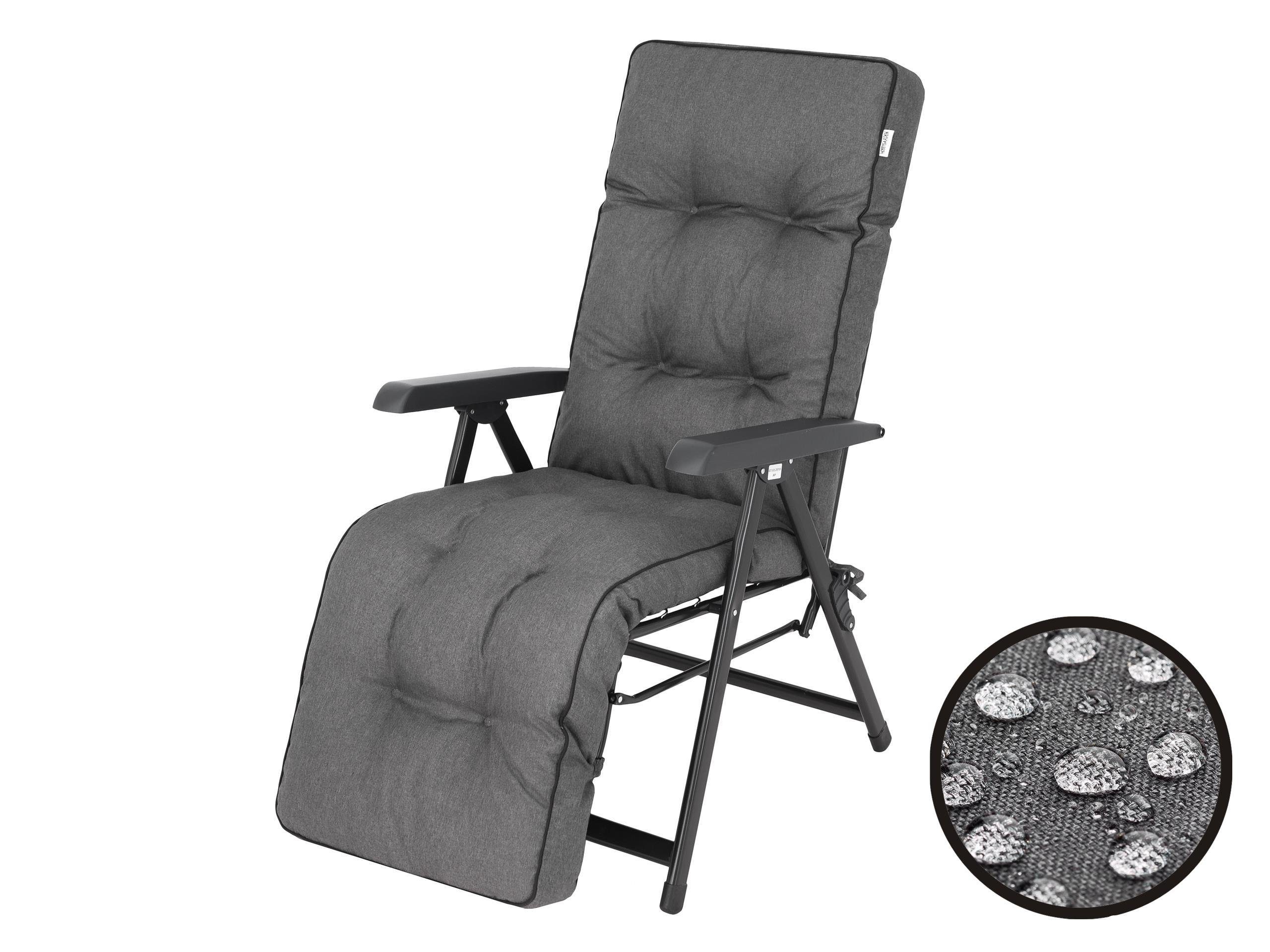 Bjird Liegenauflage Auflage für Gartenstuhl mit Fußstütze 160x50x8, extra d günstig online kaufen