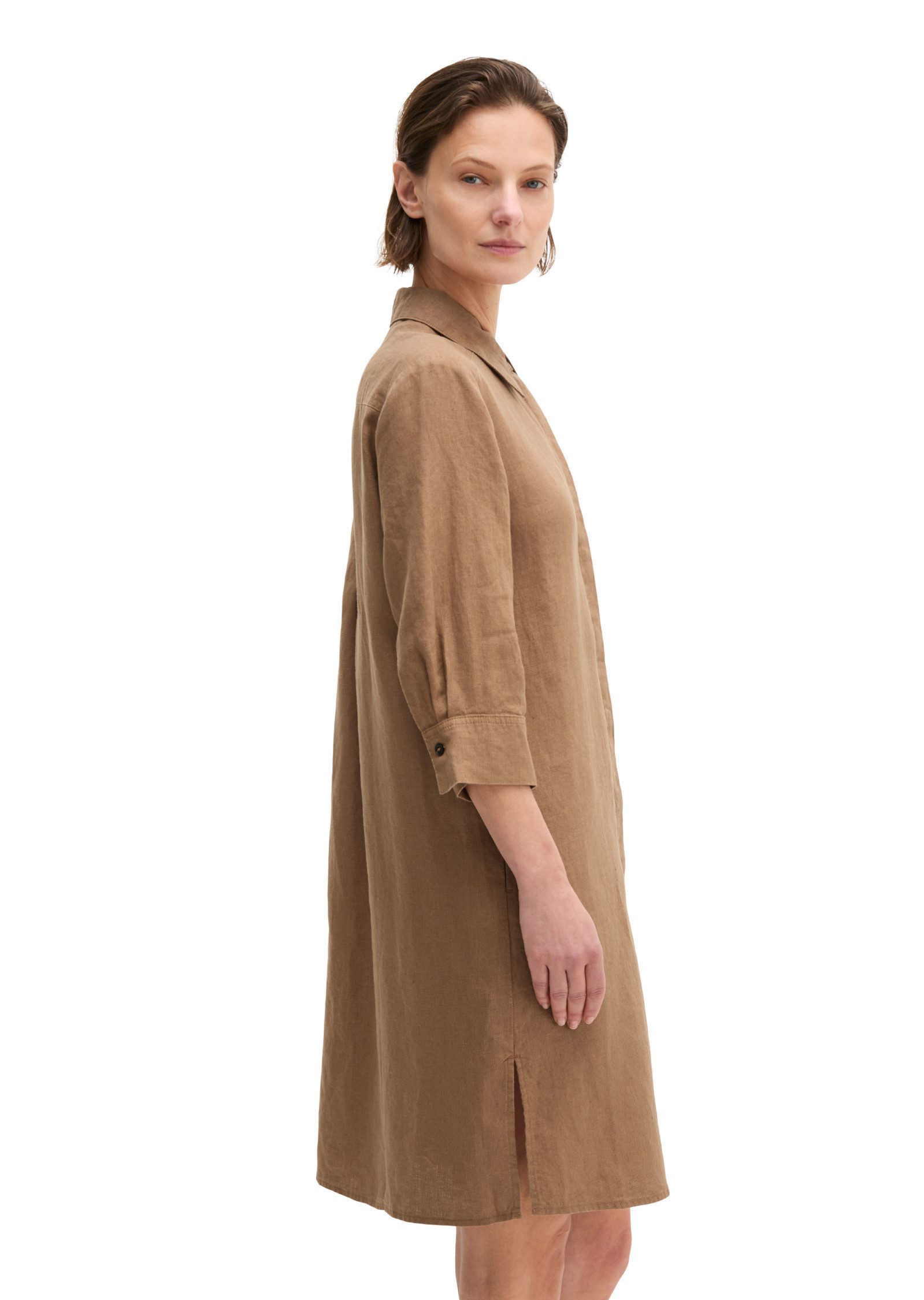 Marc O'Polo Hemdblusenkleid mit nahtfeinem Reißverschluss
