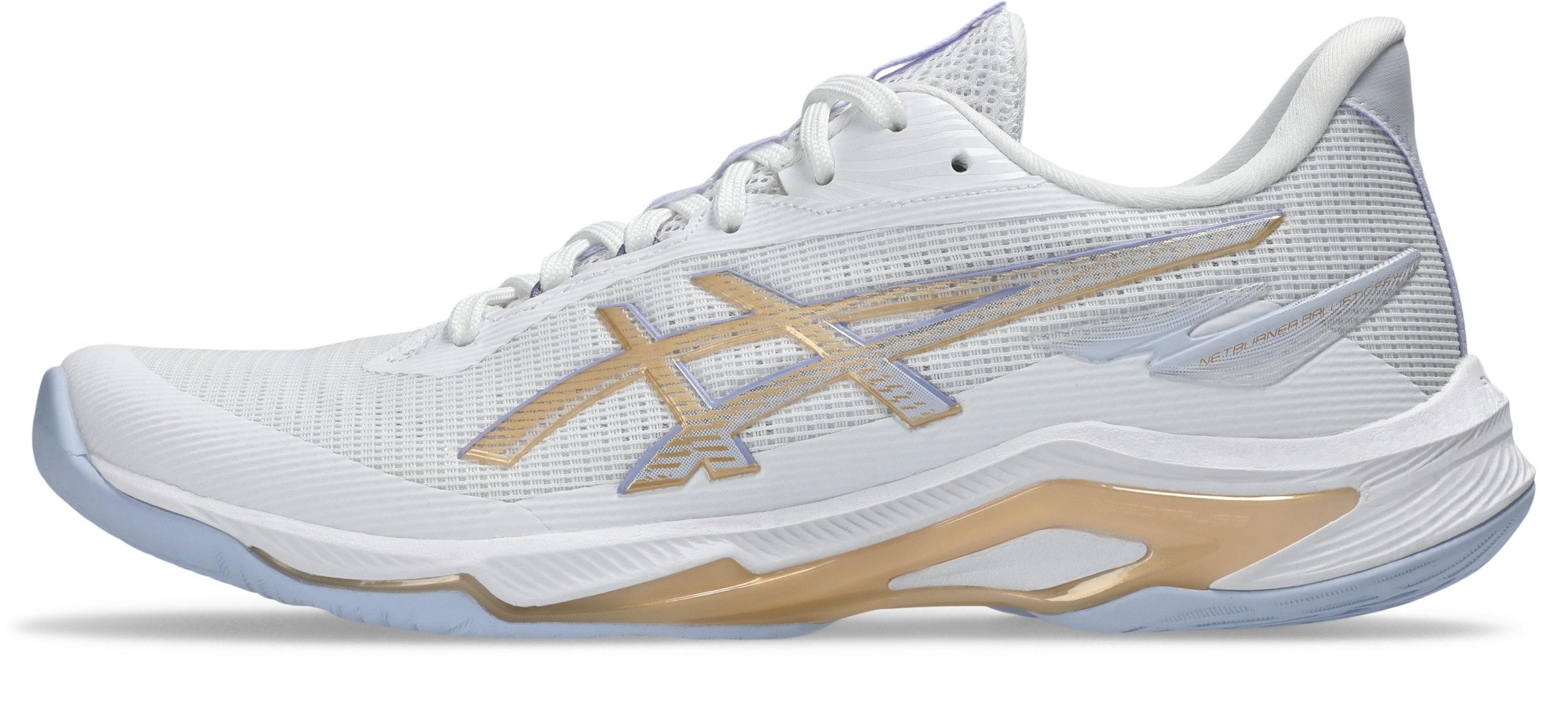 Asics NETBURNER BALLISTIC FF 4 WHITE/CHAMPAGNE Hallenschuh