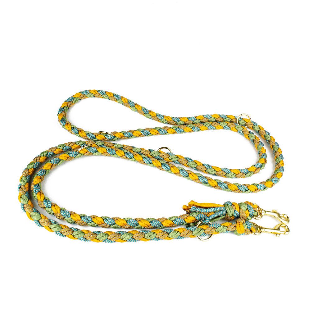 Tierluxe Hundeleine Welle, Paracord, Handgemacht