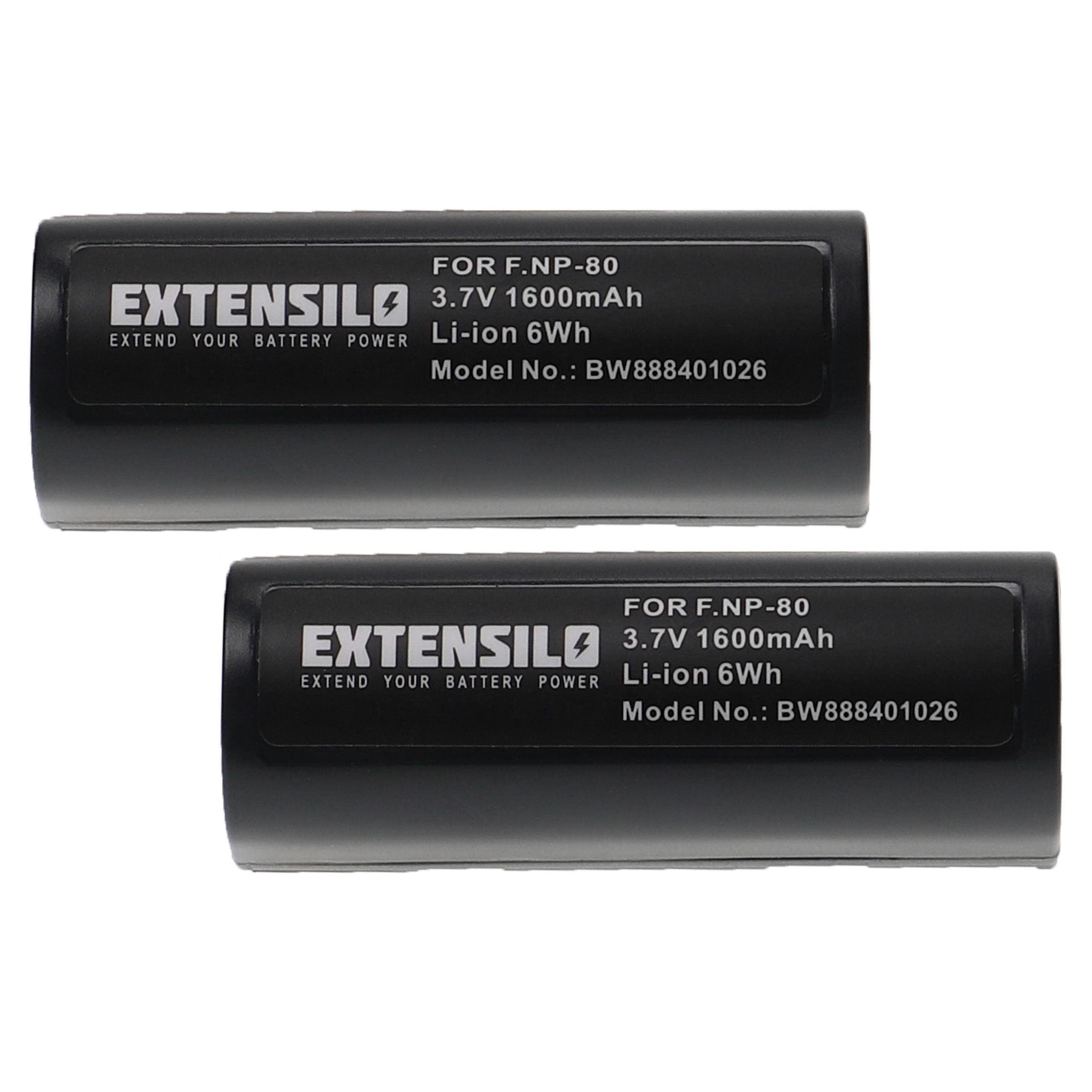Akku Ersatz für Toshiba PDR-BT2A, PDR-BT2, PDR-BT1 für Digitalkamera / Kamera-Akku