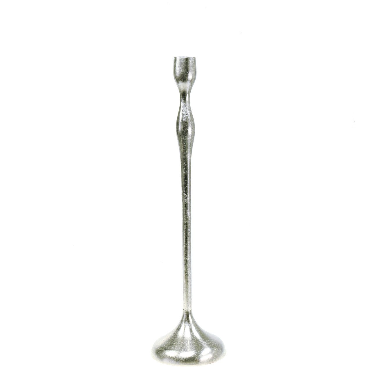 Kerzenhalter Kerzenständer Antik Silber H31cm, Eleganter Kerzenhalter, Dekoration