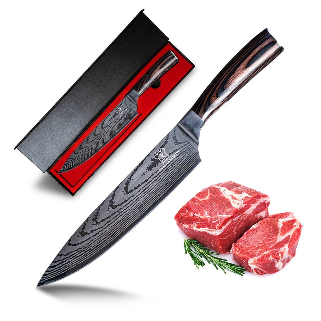 Küchenkompane Fleischmesser Asiatisches Chef Messer - Messer aus gehärteter Edelstahl.