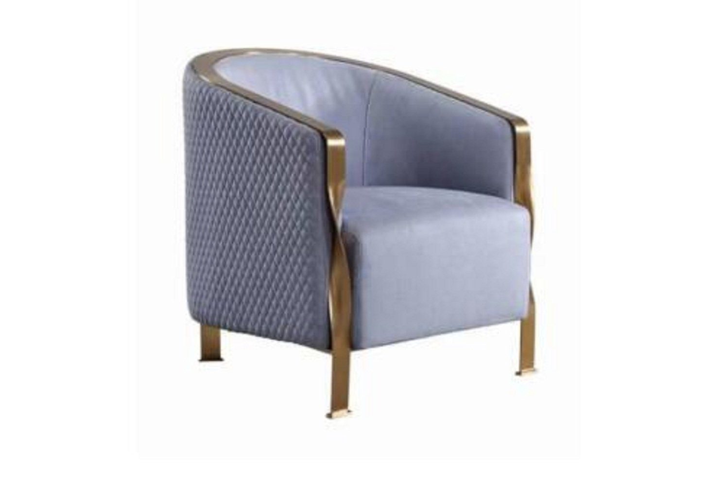 JVmoebel Sessel Modern luxuriöse Grau Sessel Möbel Fernseh Sofa Polster Club Stuhl (1-St., 1x Sessel), Made in Europa | Einzelsessel