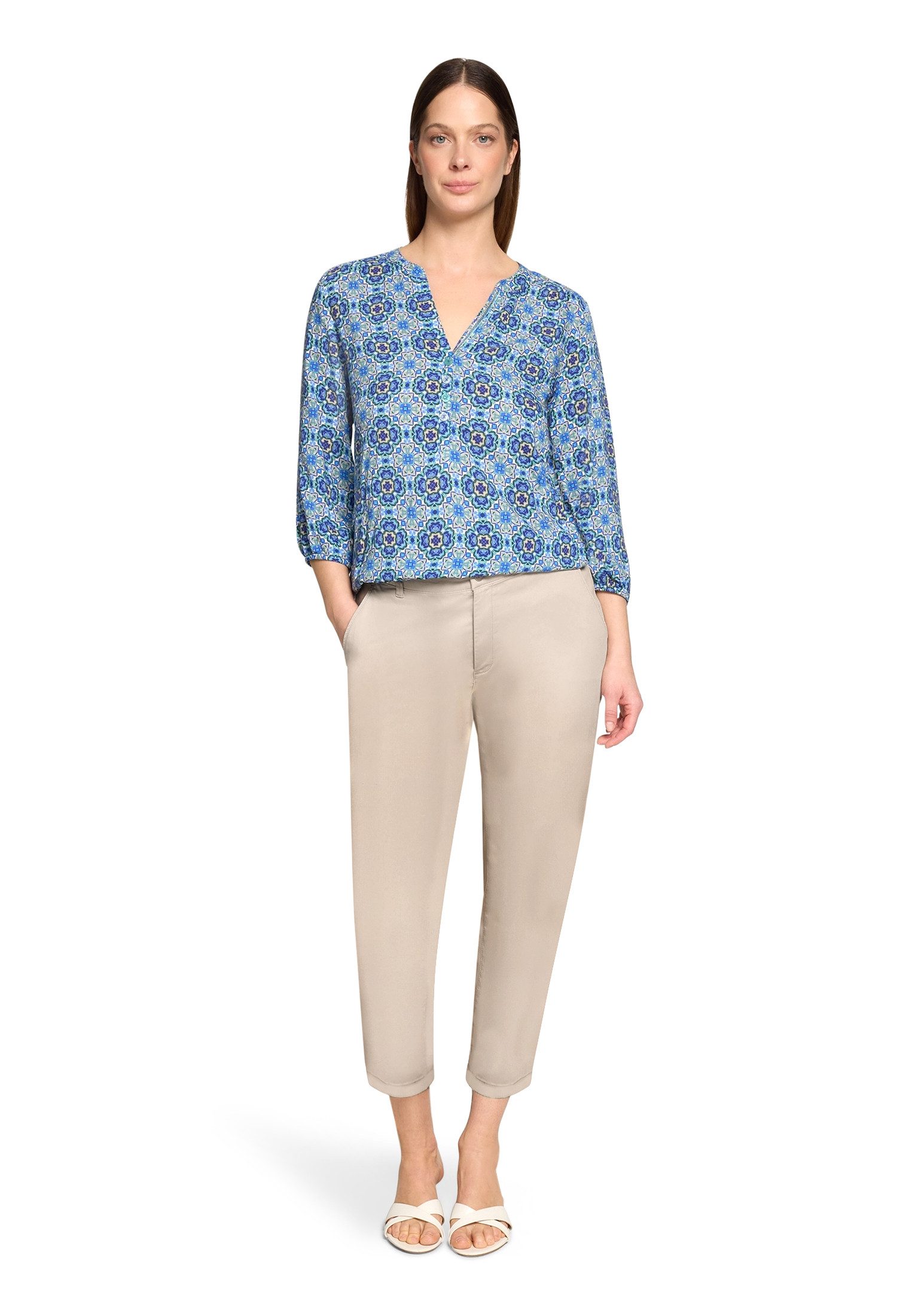 Cartoon Schlupfbluse Damen mit Muster