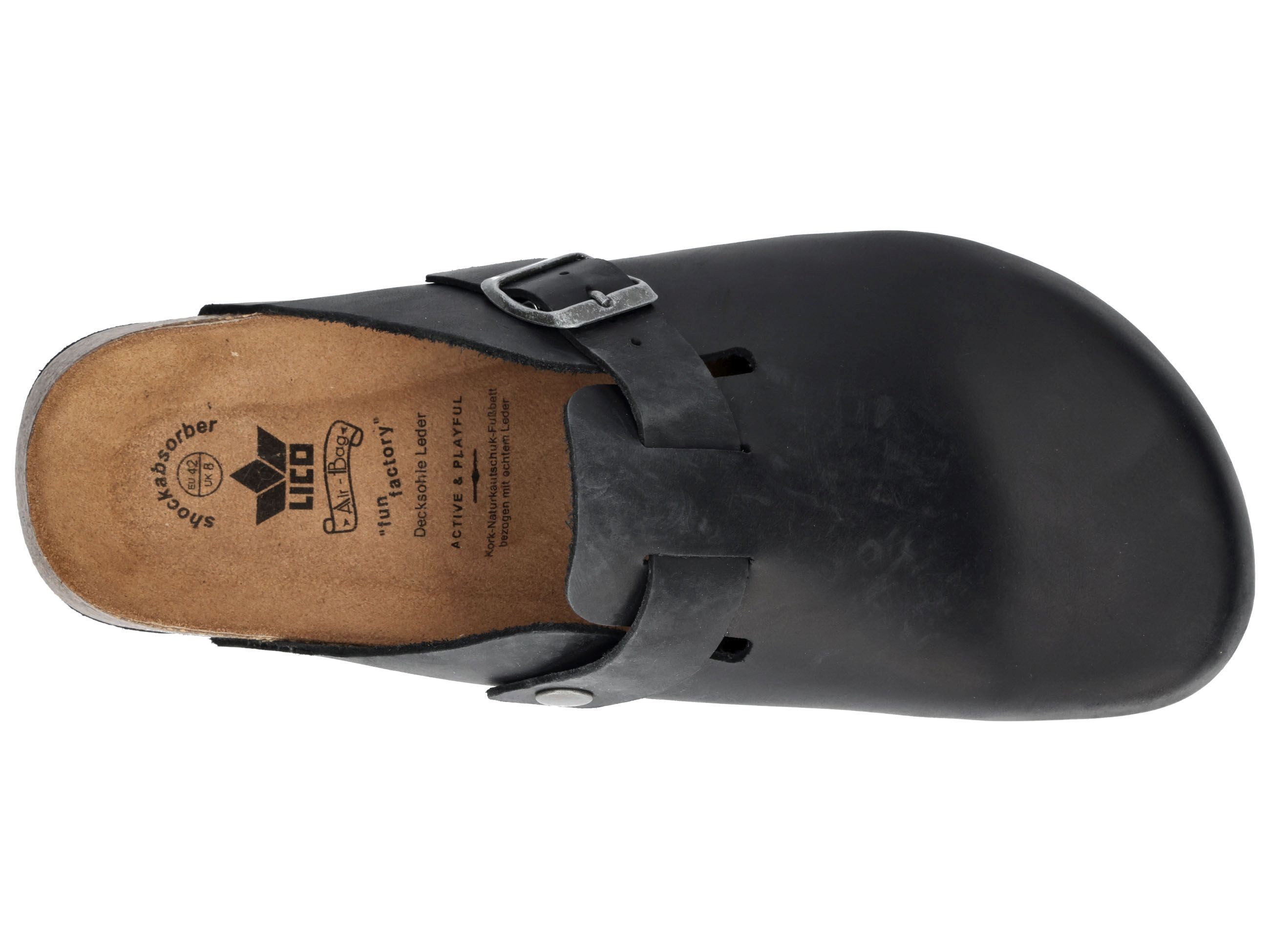 Lico Pantolette Bioline Clog Leather Pantolette