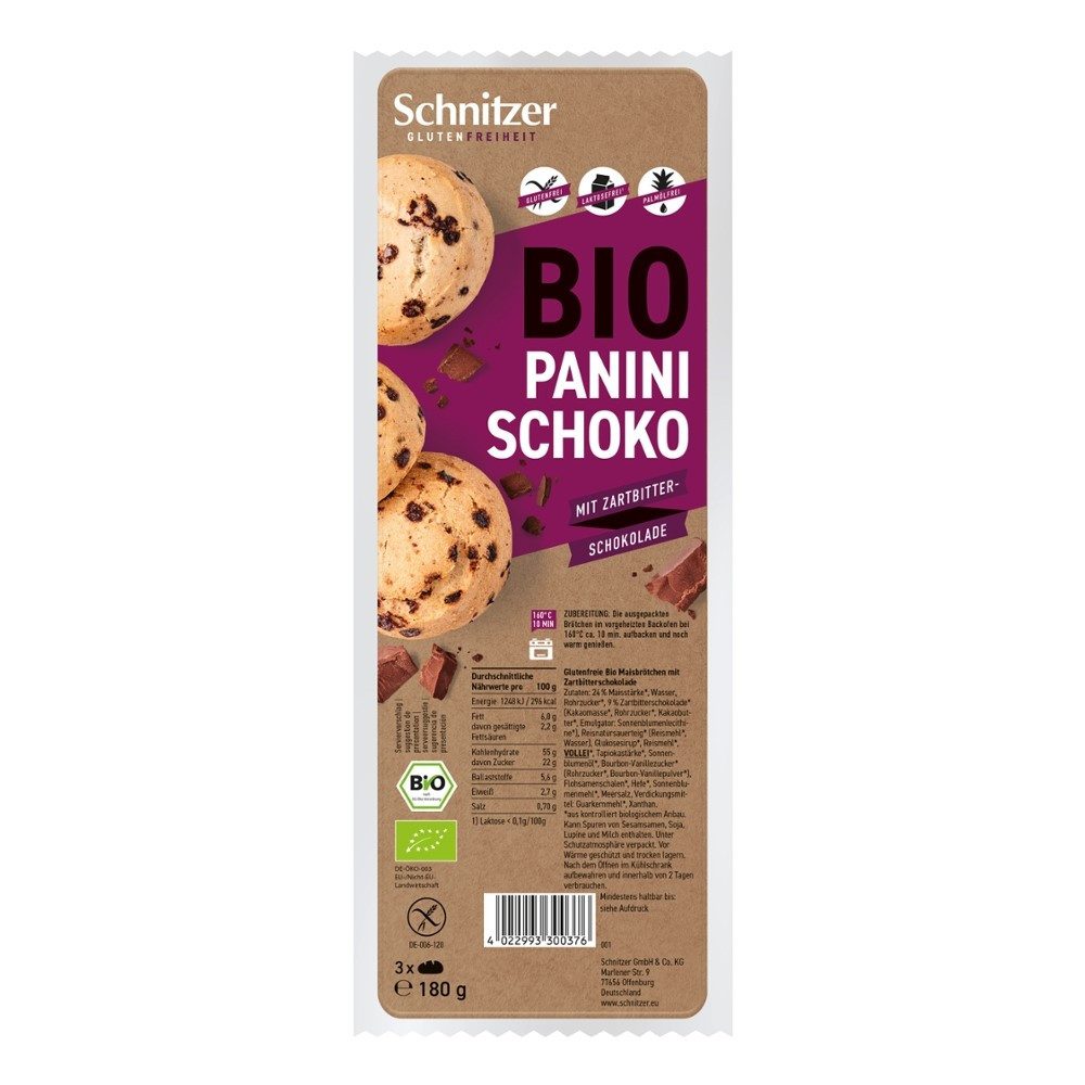 Schnitzer Süßigkeit Panini - Schoko 180g