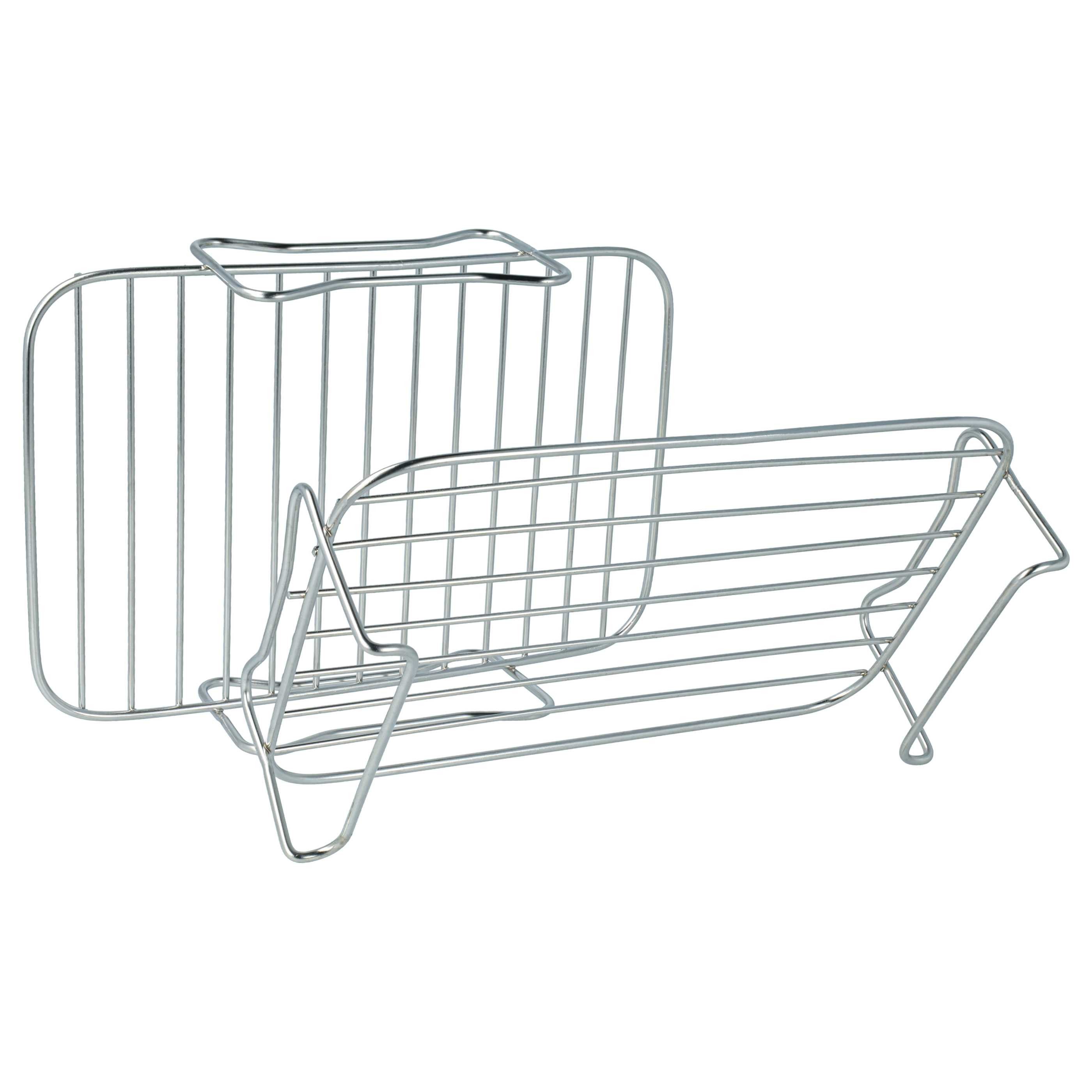 vhbw Backofenrost passend für Chefree 8 l Heißluftfritteuse, Edelstahl