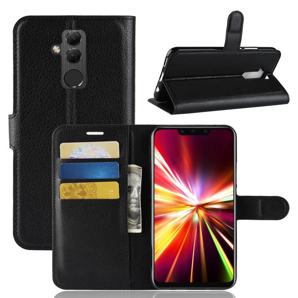 CoverKingz Handyhülle Hülle für Huawei Mate 20 Lite Handyhülle Flip Case Book Cover Schwarz