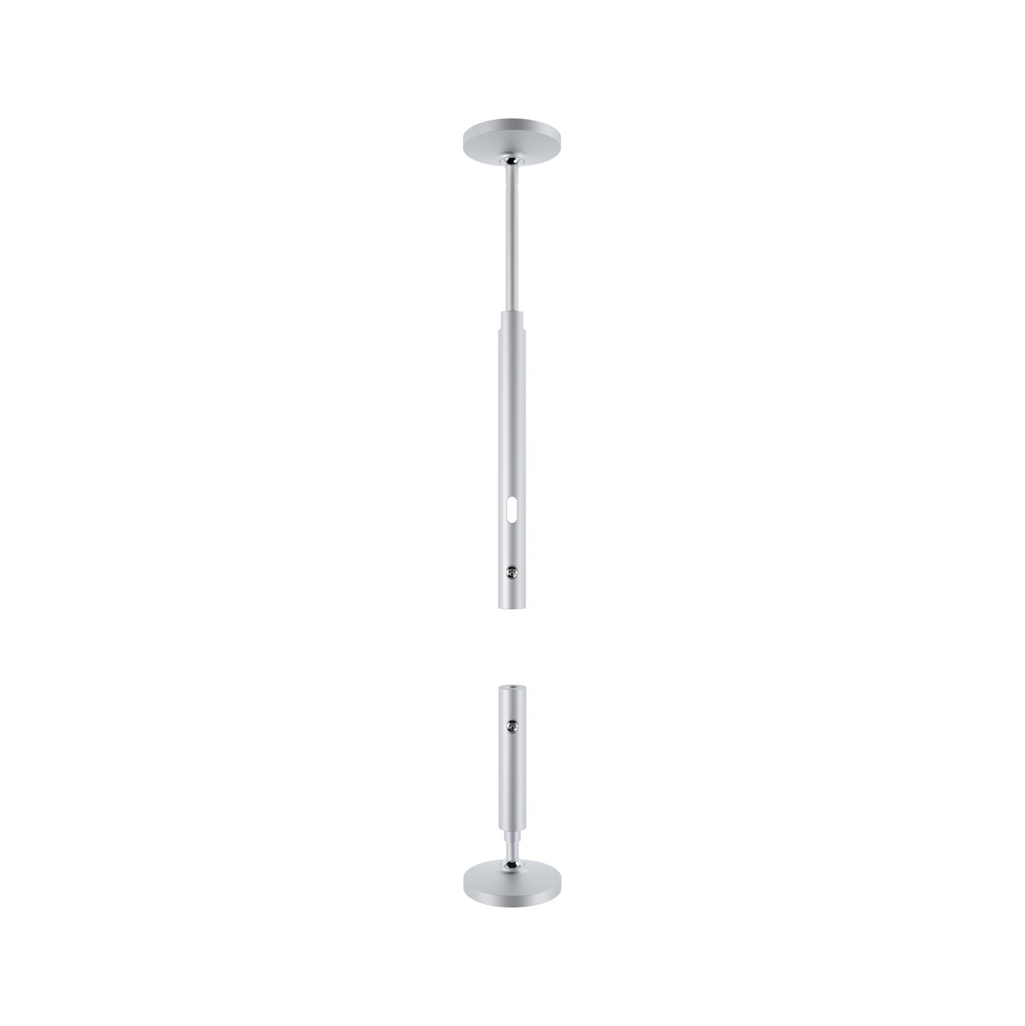 Paulmann Schienensystem-Sets CorDuo Seilsystem Montageset Wandanschluss Chrom matt