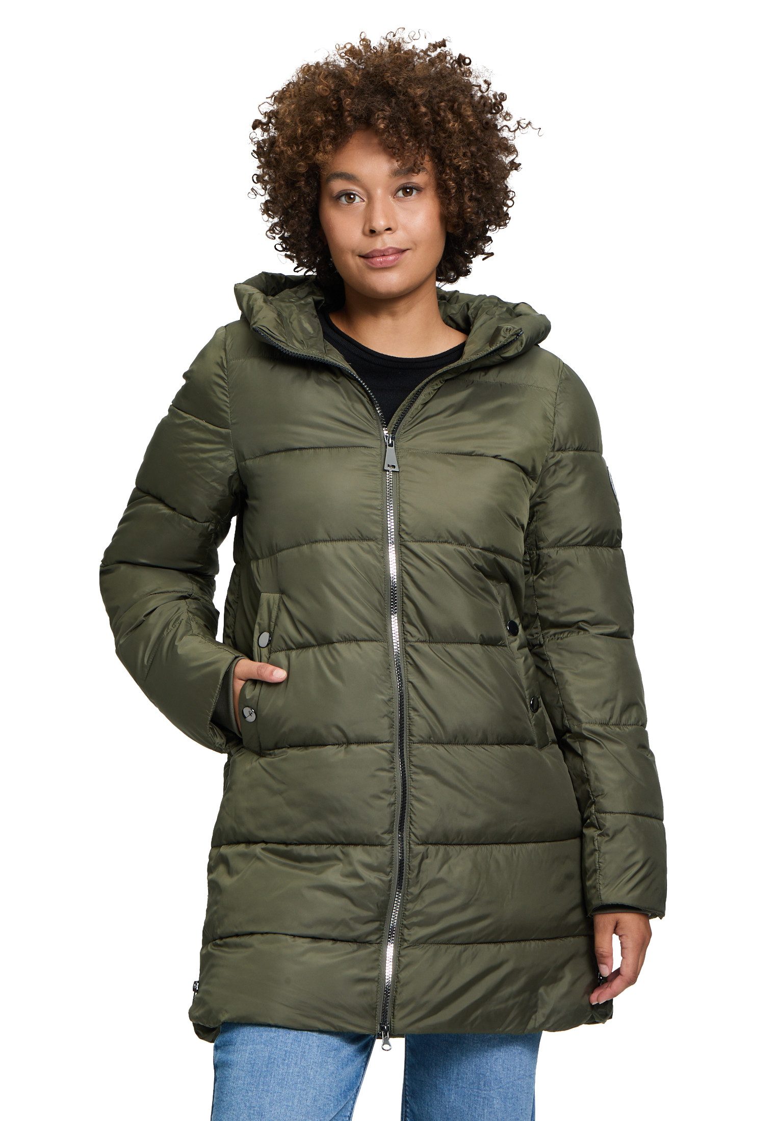 Cartoon Outdoorjacke Cartoon Outdoorjacke mit Kapuze günstig online kaufen