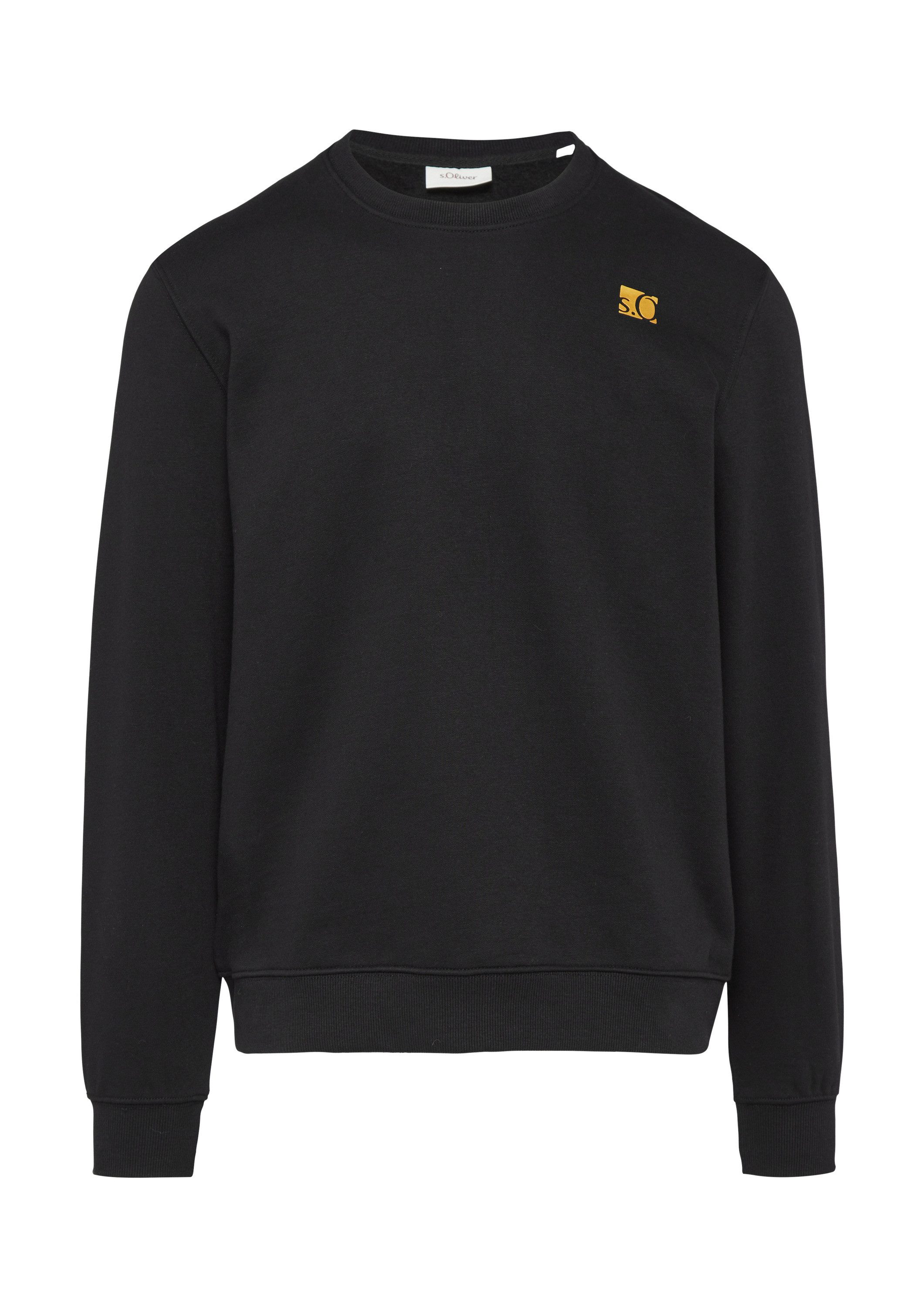 s.Oliver Sweatshirt Sweatshirt Sweatshirt mit Gold- günstig online kaufen