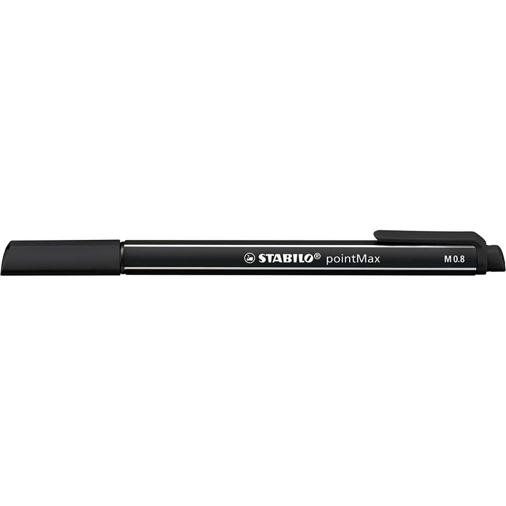 STABILO Fineliner pointMax Fineliner - Schwarz (488/46)