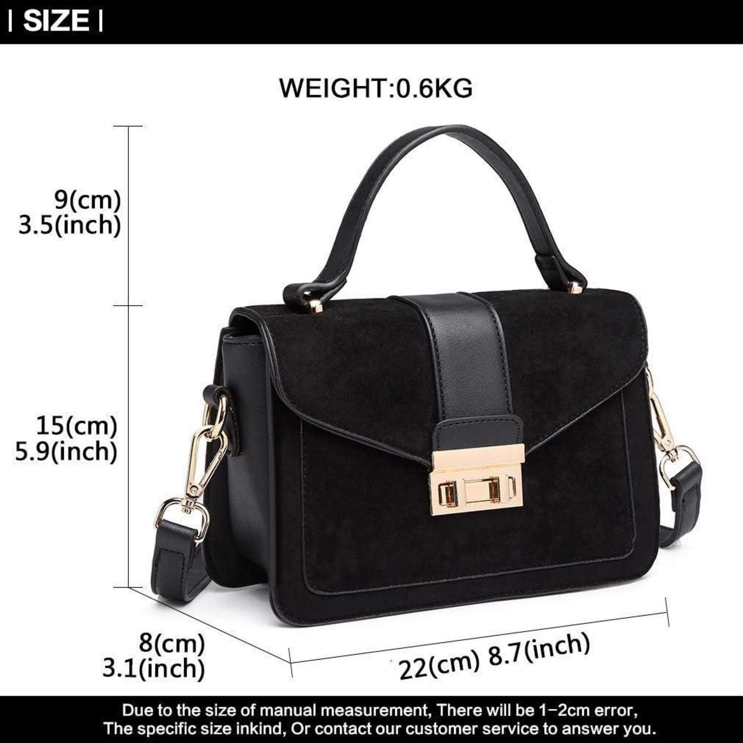 LuxusKollektion Henkeltasche Damen Umhängetasche Vintage Top-Griff Crossbody Bag - Elegant