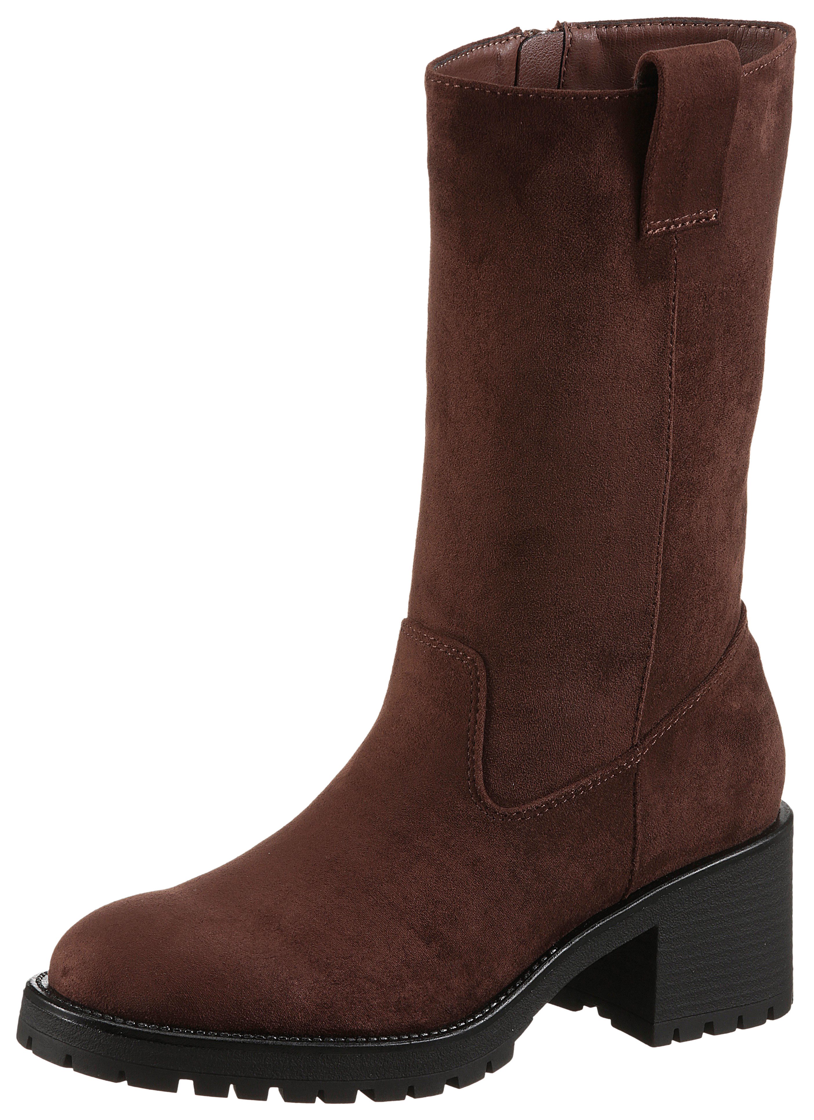Aniston SHOES Stiefel Klassik-Boots mit Innen-Reißverschluss