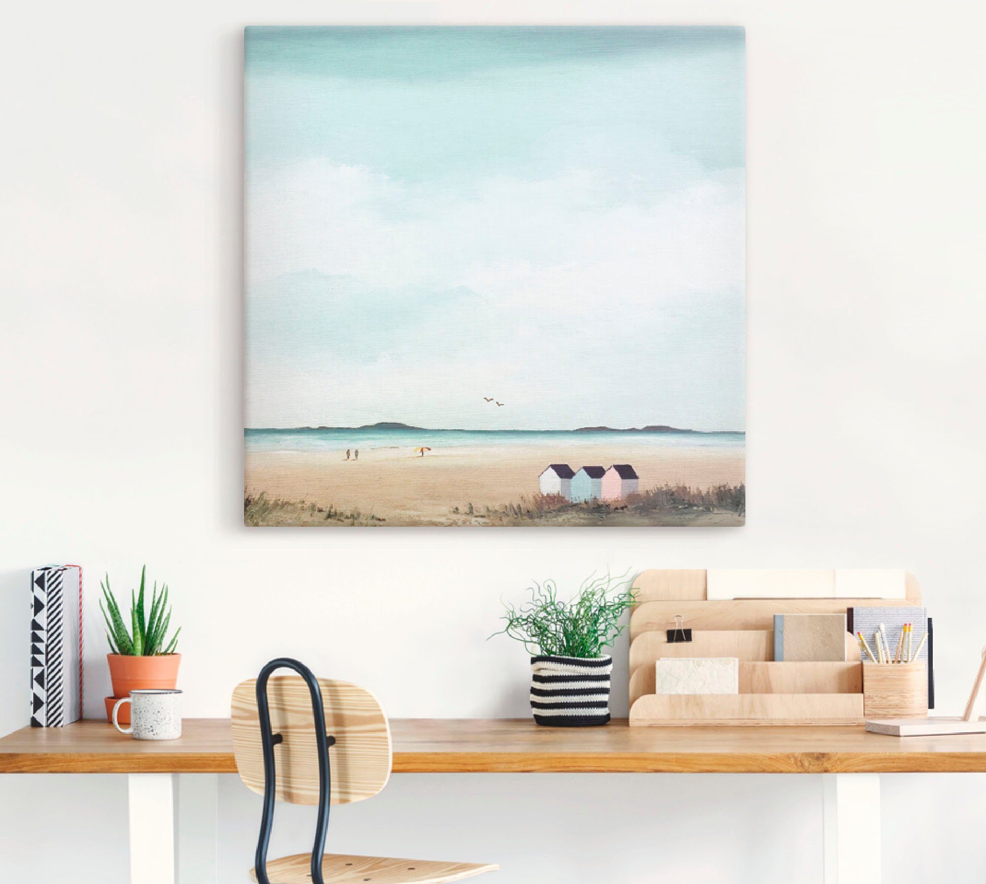 Artland Wandbild Sonniger Morgen IV, Strand (1 St), als Leinwandbild, Poste günstig online kaufen