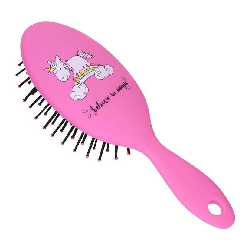 PARSA Beauty Haarbürste »Kinder-Haarbürste Mini-Styling-Bürste Einhorn Haar-Bürste«
