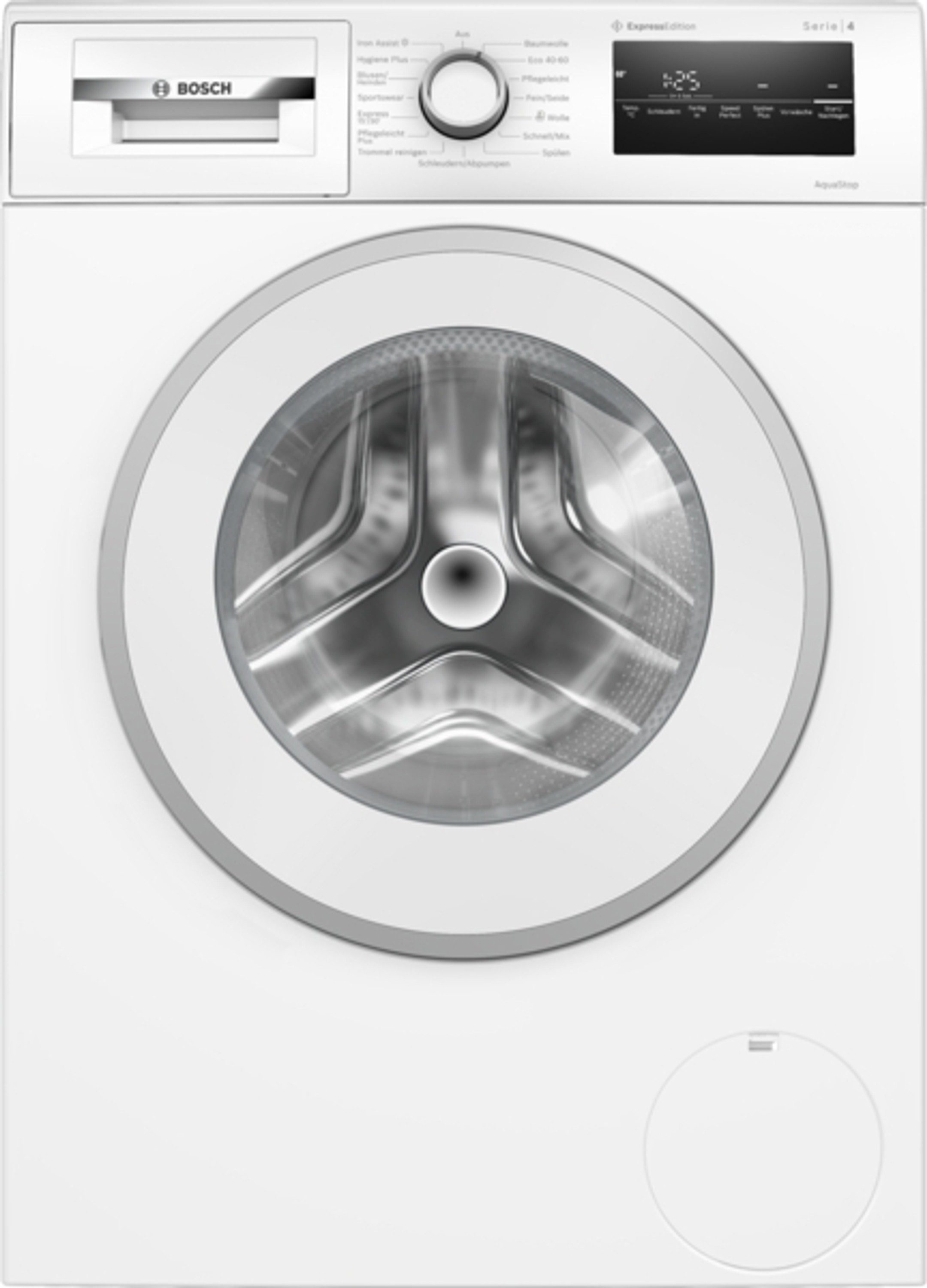 BOSCH Waschmaschine Serie 4 WAN282H5, 8 kg, 1400 U/min, Eco Silence Drive, AquaStop, Nachlegefunktion