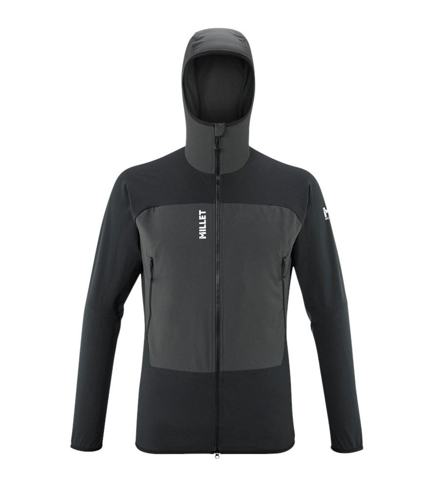 Millet Softshelljacke Fusion XCS Hoodie (winddicht, maximale Bewegungsfreiheit)