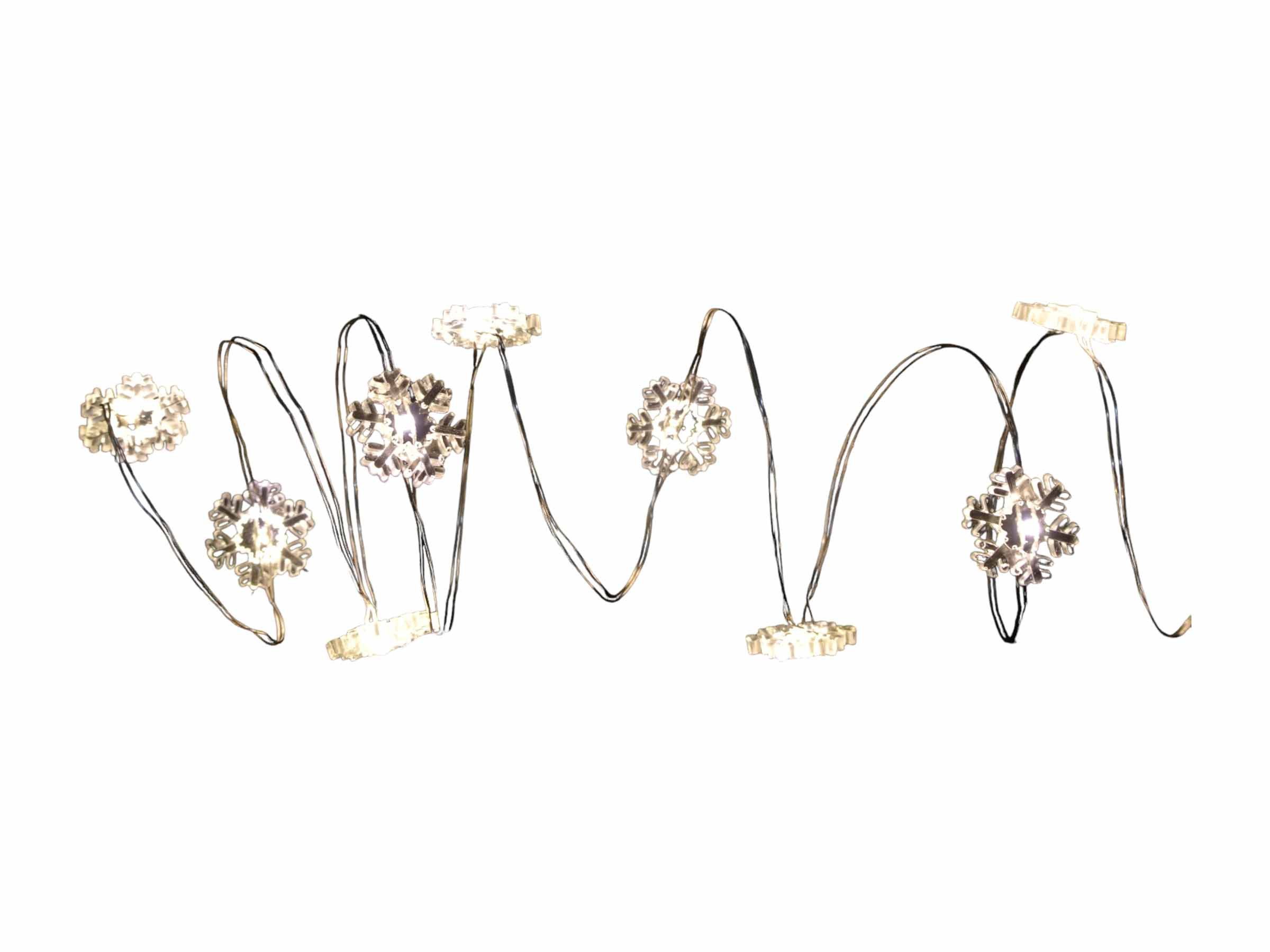 FHS LED-Lichtervorhang, Draht Bündel Schneeflocken 1m 100 LED IP44 Weihnach günstig online kaufen