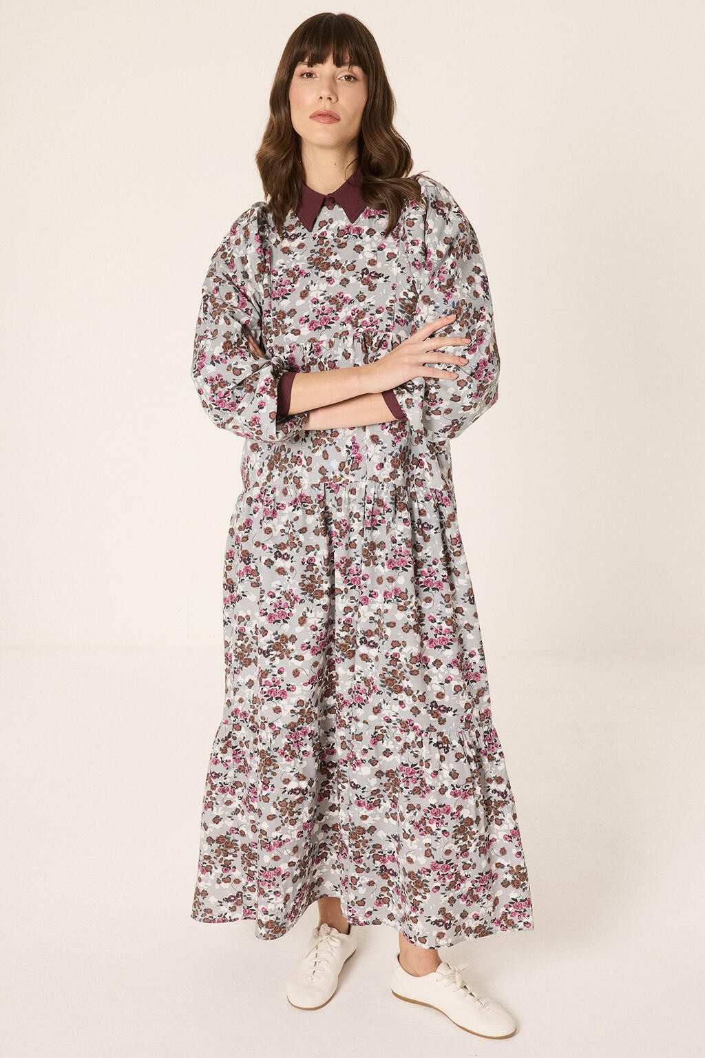 touche prive Maxikleid KLEID MIT BLUMENMUSTER