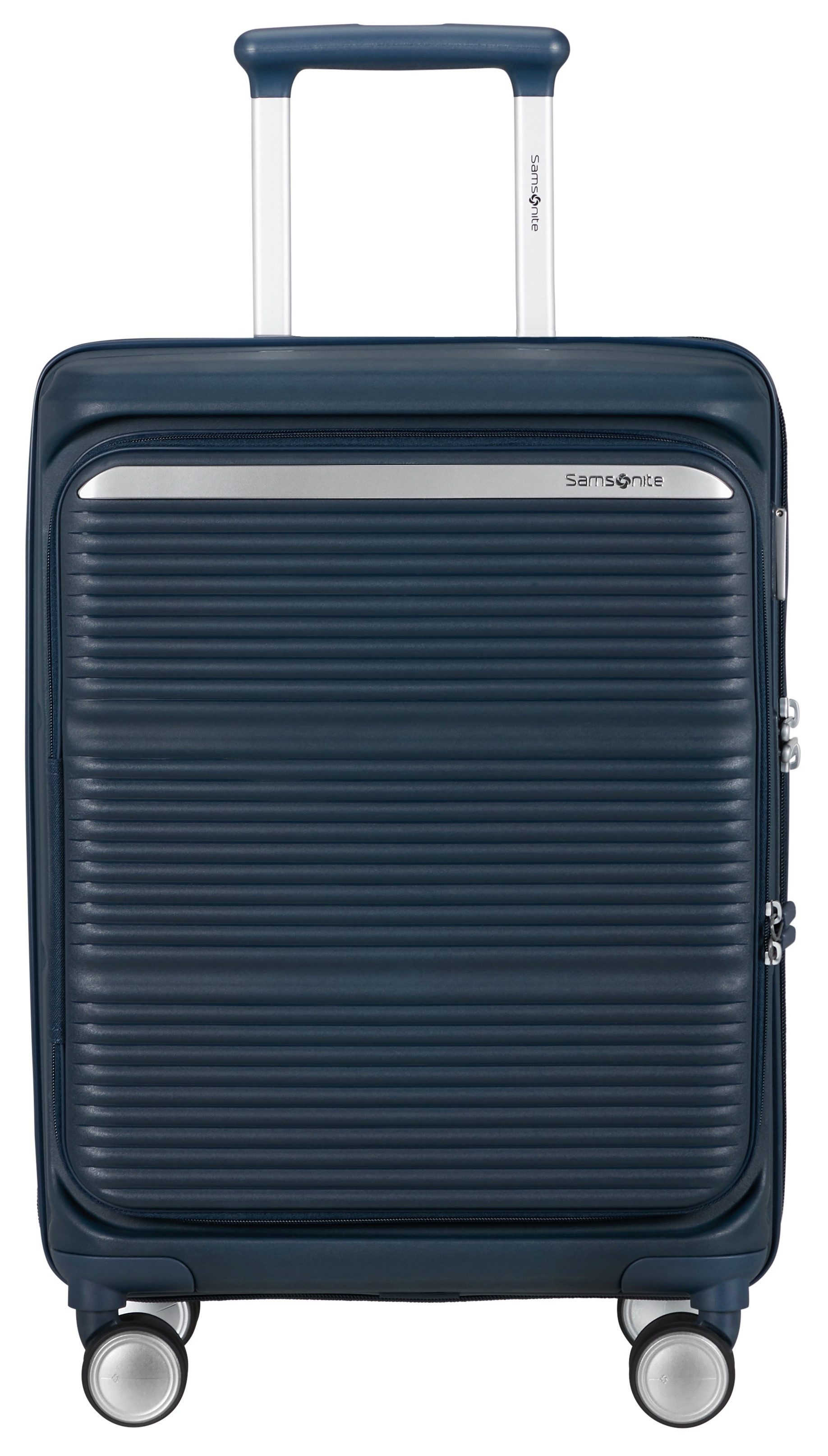 Samsonite Hartschalen-Trolley PARALUX, verschiedene Größen und Farben, 4 Rollen, mit arretierbarem und versenkbarem Druckknopf-Trolleysystem
