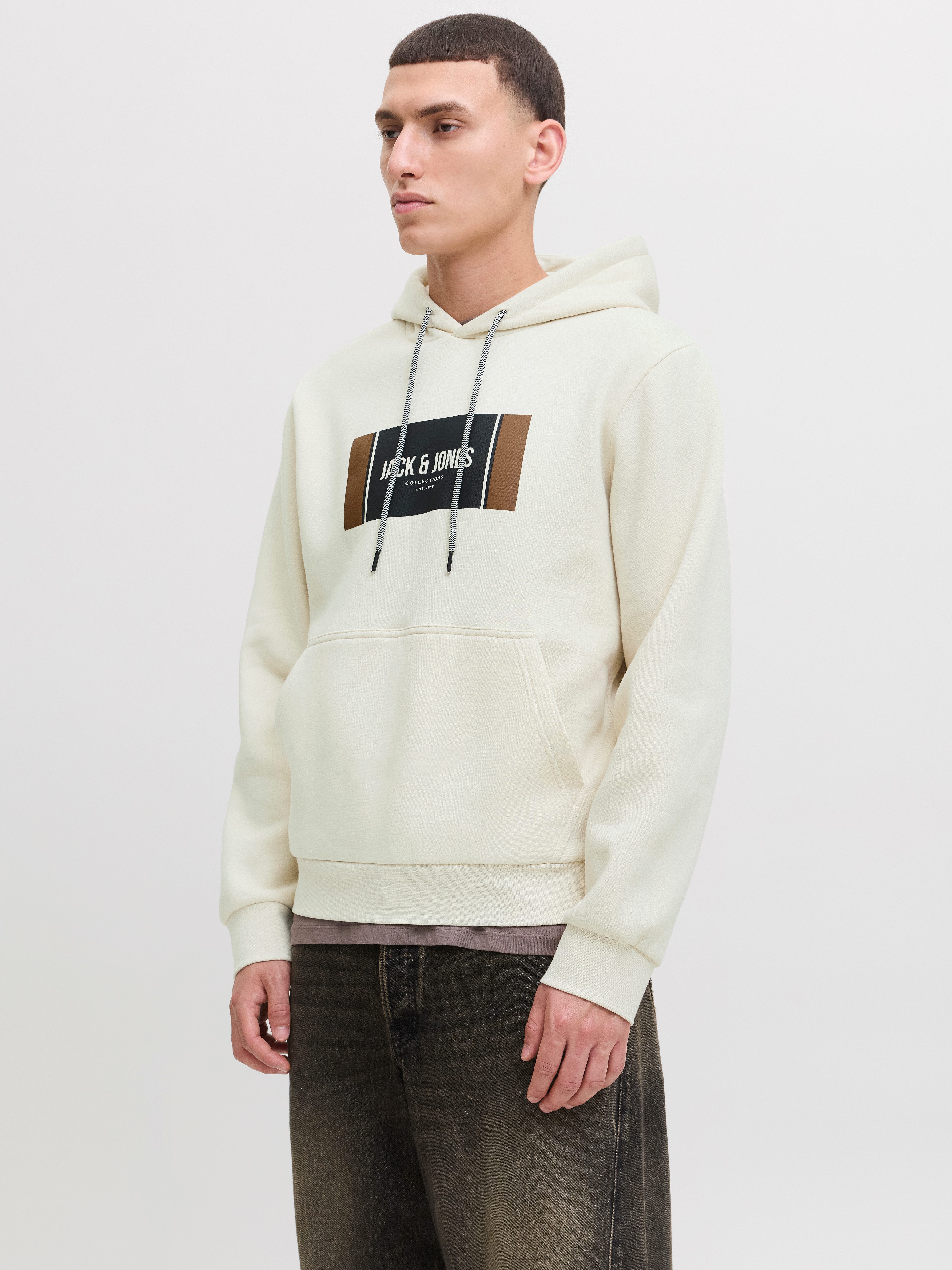 Jack & Jones Kapuzensweatshirt JJHAYATO SWEAT HOOD BTS günstig online kaufen
