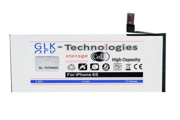 GLK-Technologies High Power Ersatz Akku für iPhone 6S inkl. 2x Klebebandsätze Smartphone-Akku 1715 mAh (3,8 V)