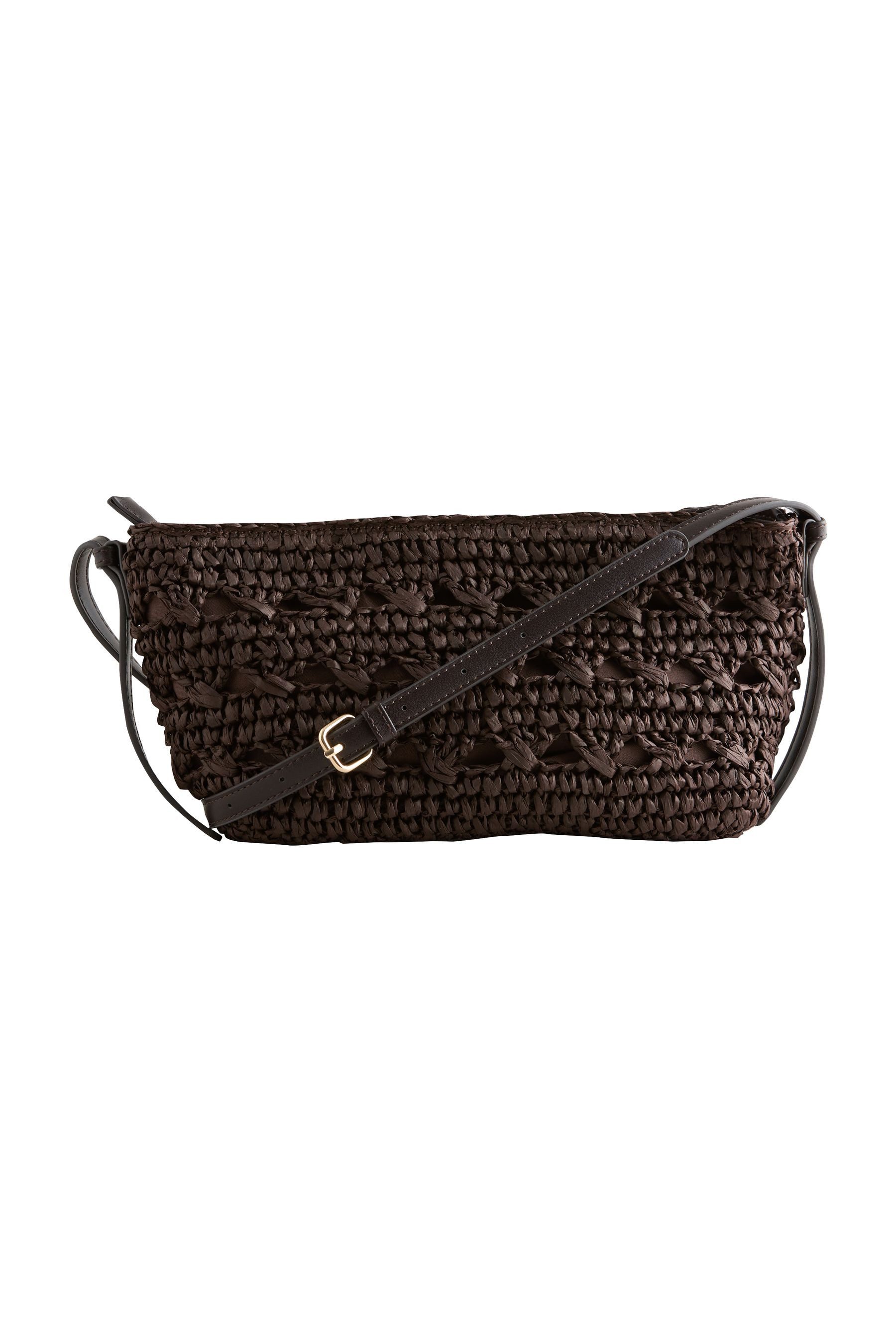 Next Umhängetasche Umhängetasche in Raffia-Optik (1-tlg)