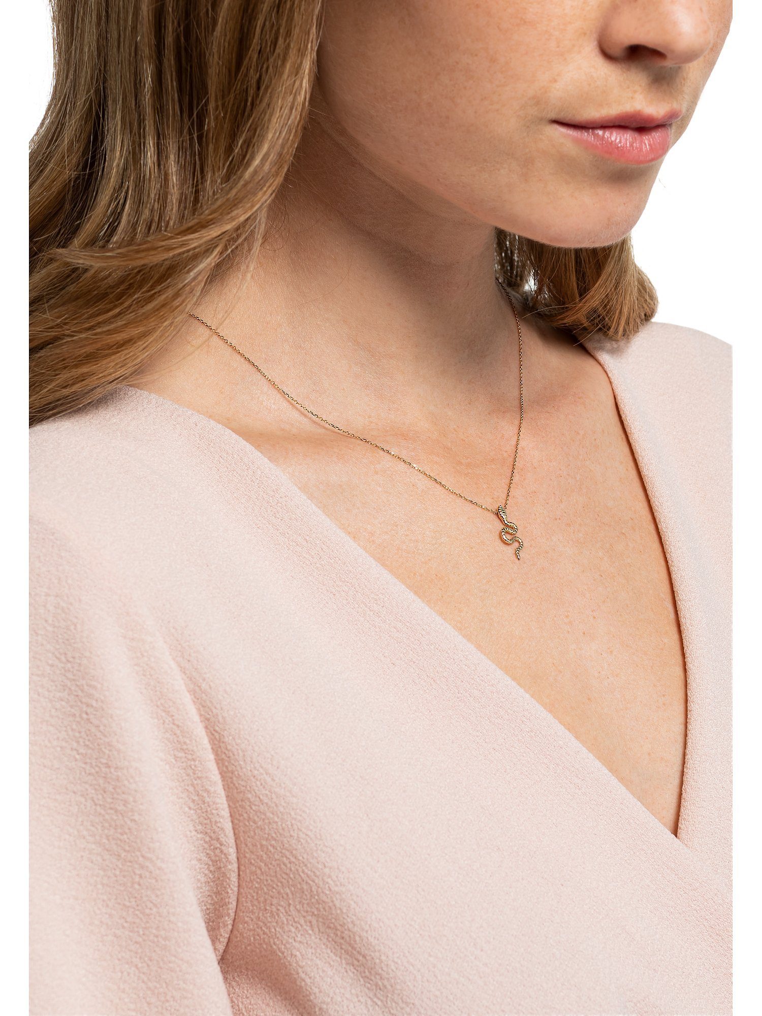 CHRIST Goldkette CHRIST Damen-Kette 375er Gelbgold Schlange