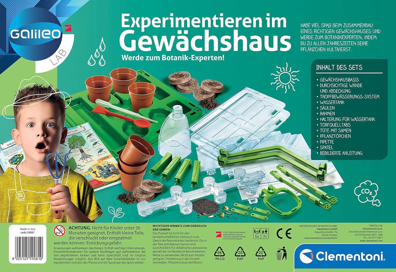 Clementoni® Experimentierkasten Clementoni 59081 - Experimentieren im Gewäc günstig online kaufen
