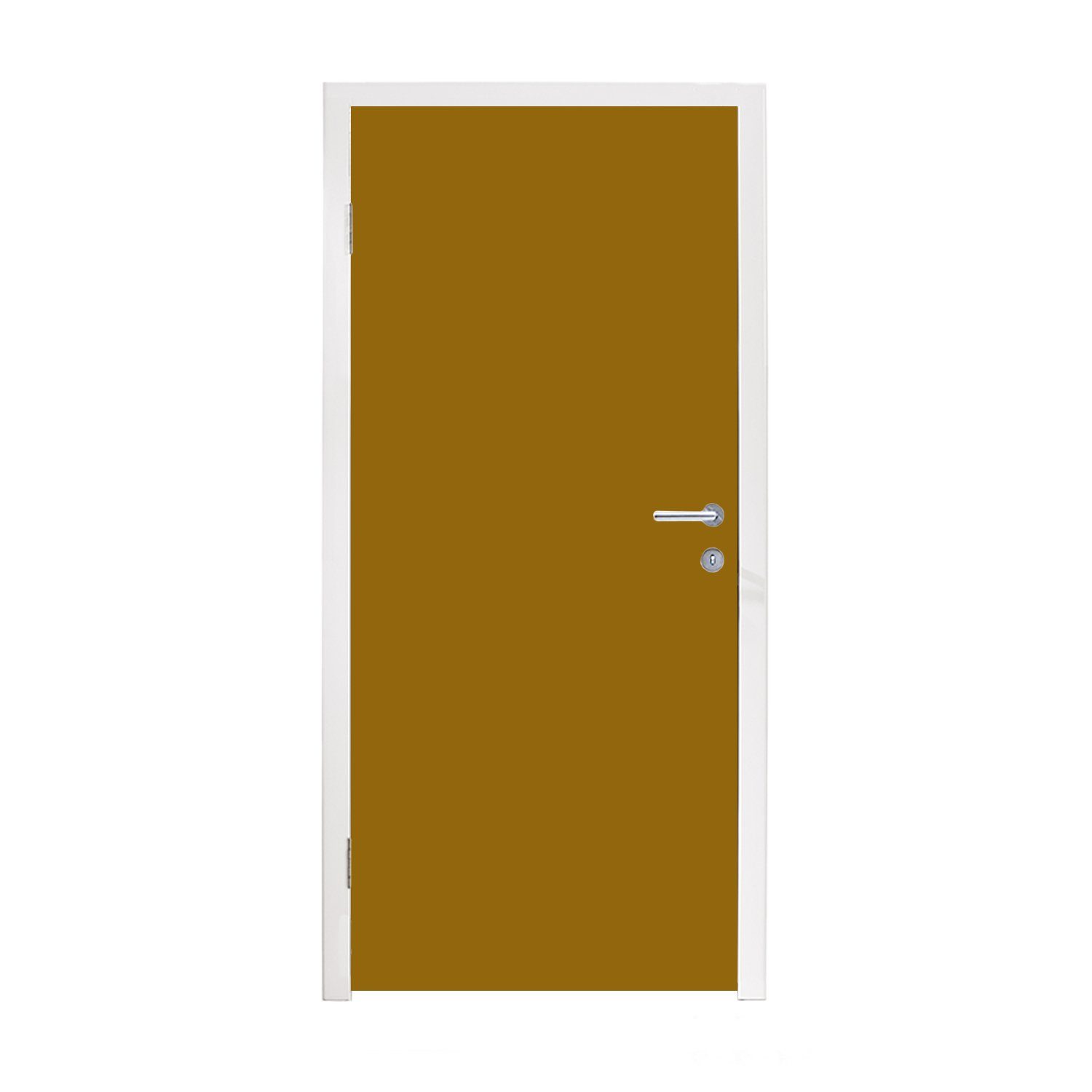 MuchoWow Türtapete Gold - Luxus - Interieur, Matt, bedruckt, (1 St), Türposter Selbstklebend, Deko Folie Tür und Möbel, 95x215 cm