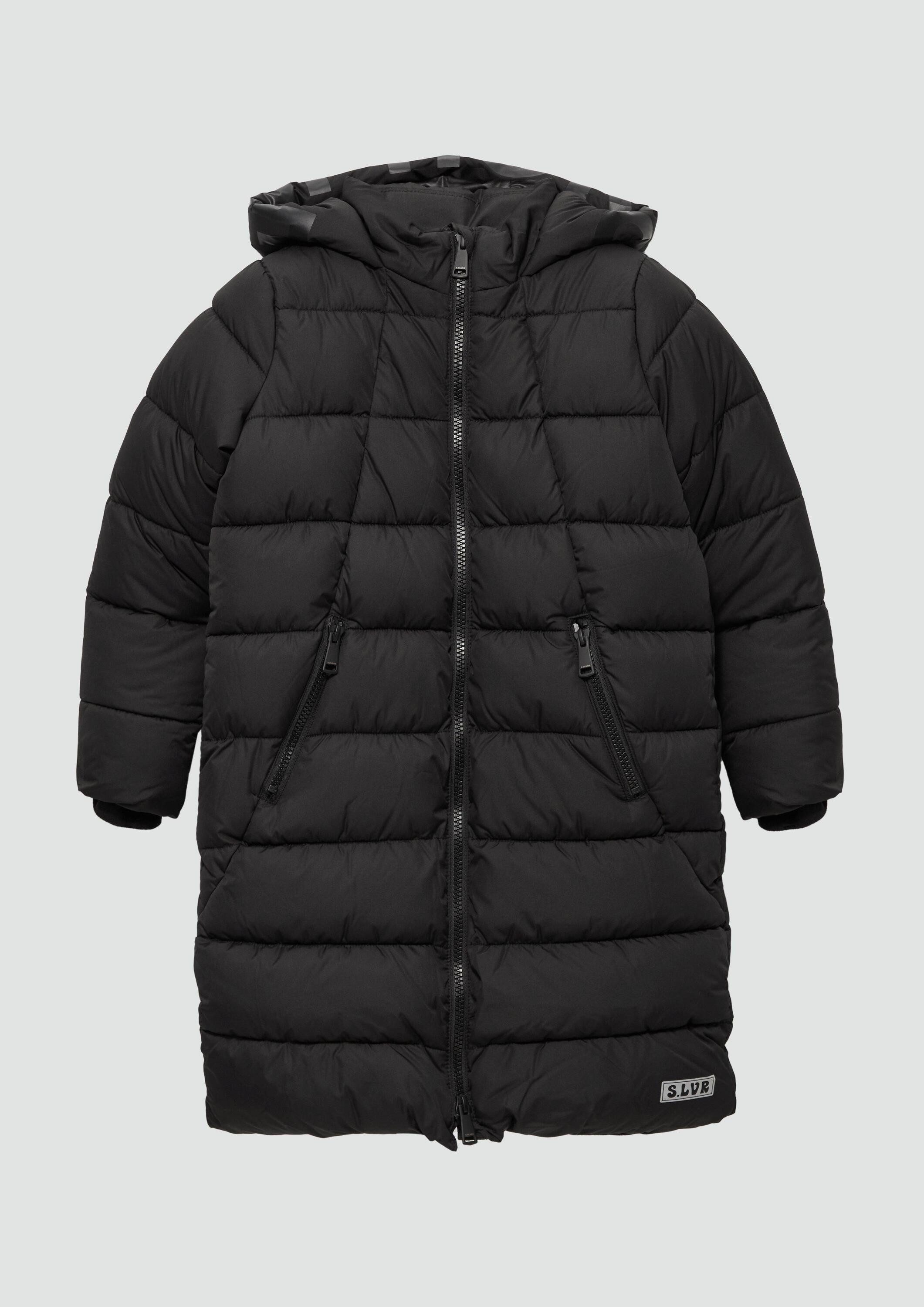 s.Oliver Wintermantel Outdoor-Mantel Warmer Mantel im Loose Fit mit Zwei-Wege-Zipper
