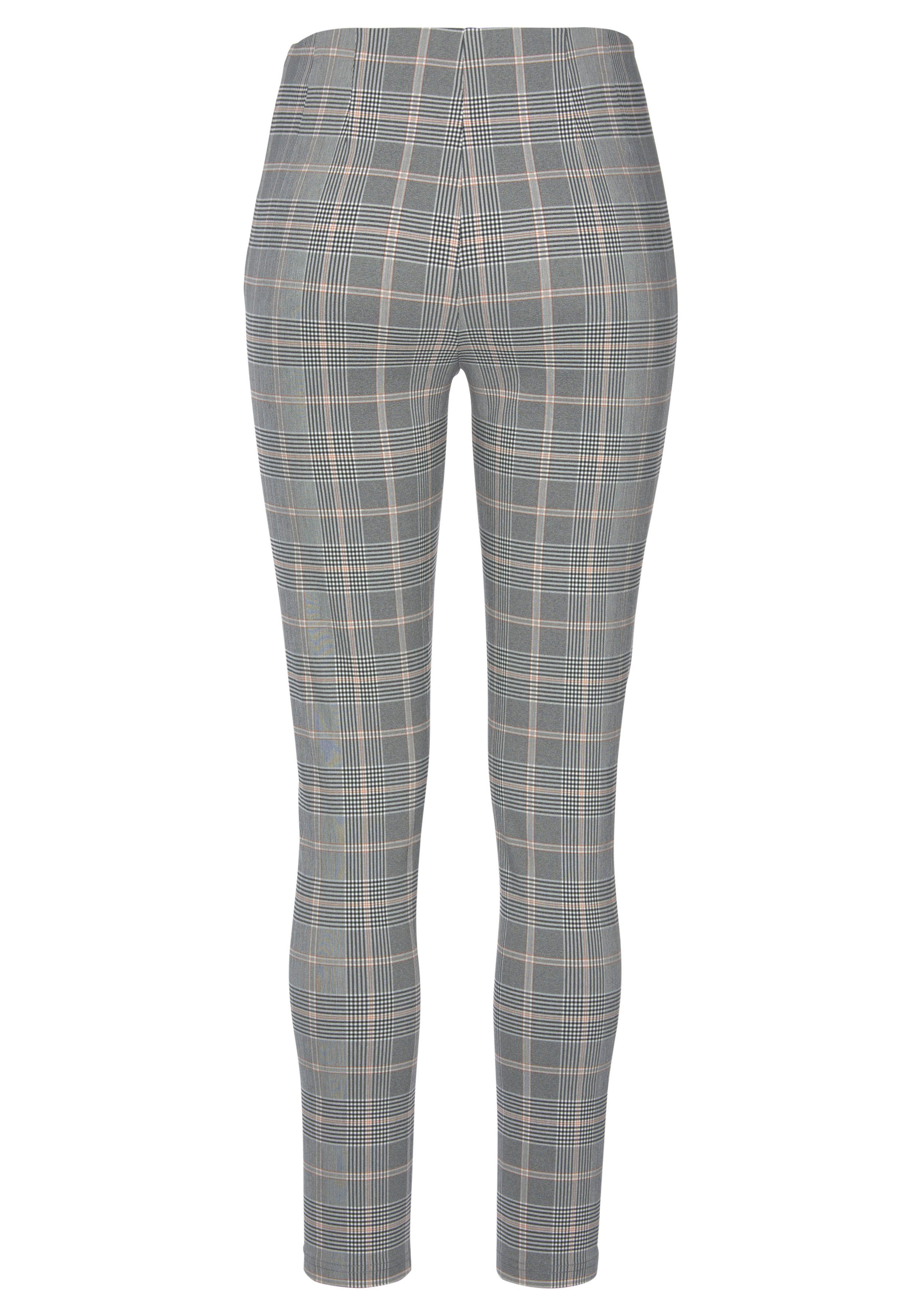 Karomuster Leggings mit LASCANA Highwaist