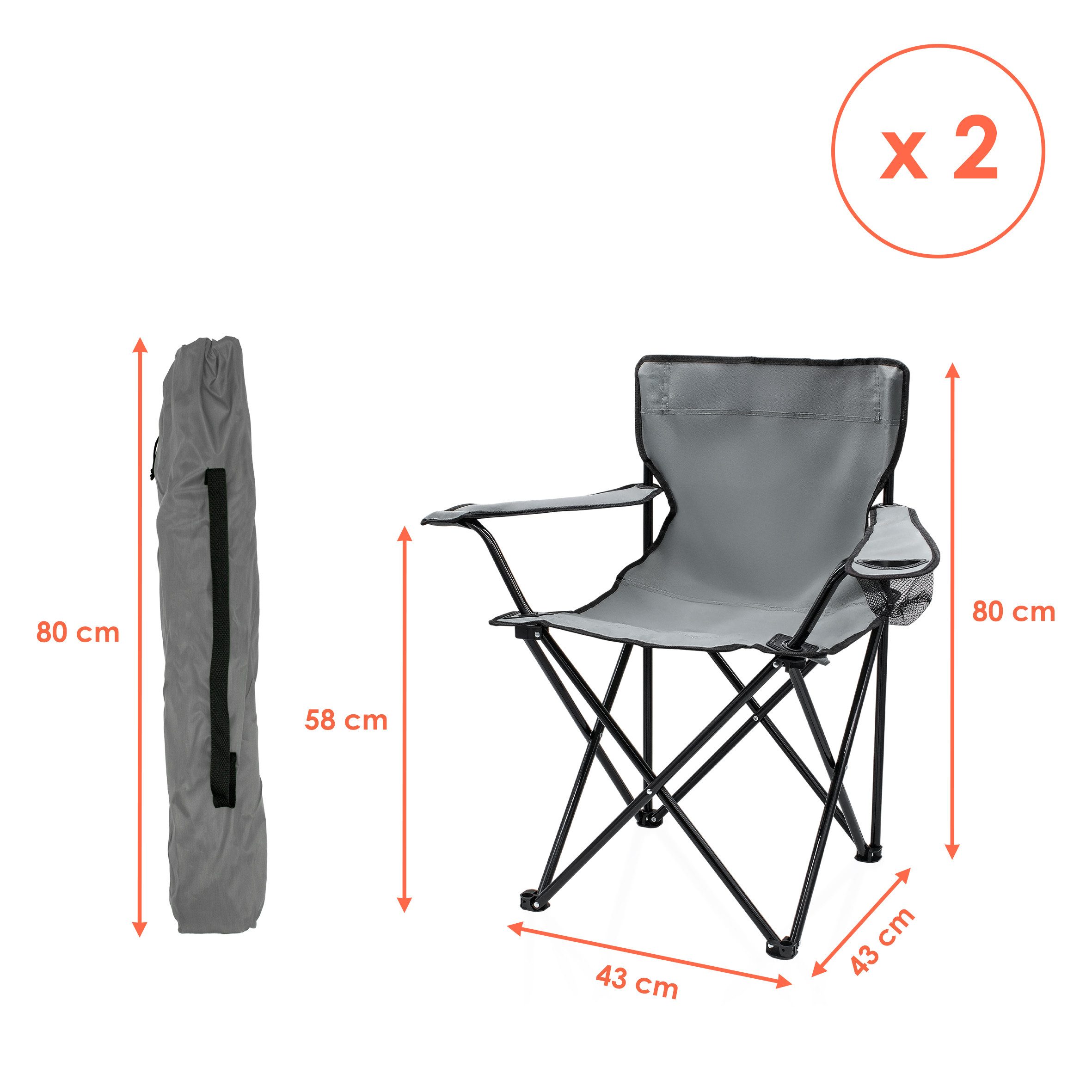 Spetebo Campingstuhl (Stück, 1 St) günstig online kaufen