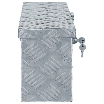 vidaXL Werkzeugbox Aluminiumkiste 48,5 x 14 x 20 cm Silbern (1 St)