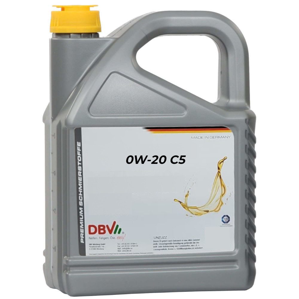 DBV Motoröl DBV 0W-20 Motorenöl 2 x 5-Liter-Kanne