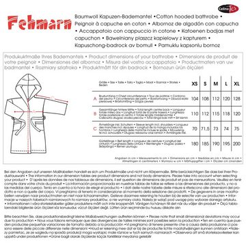 CelinaTex Bademantel Saunamantel Damen Frottee Kapuze Fehmarn L pflaume, Baumwolle